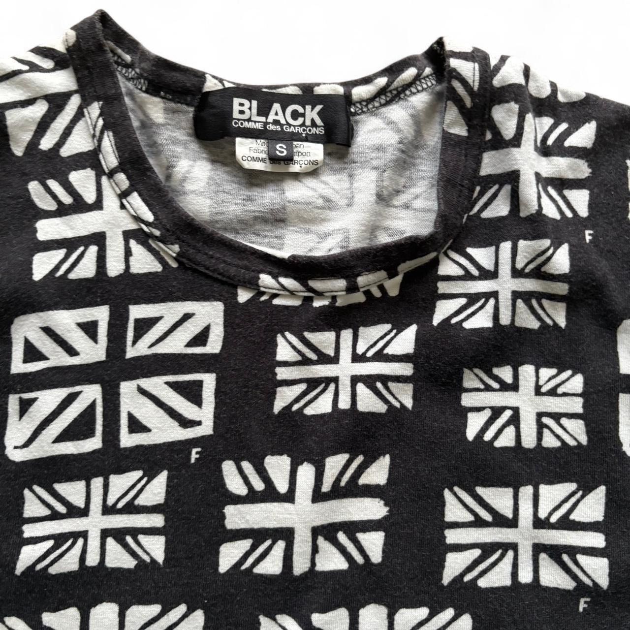 Comme des Garcons BLACK Comme des Garçons Long Sleeve Tee (Union Jack Print) Size S / US 4 / IT 40 - 2 Thumbnail