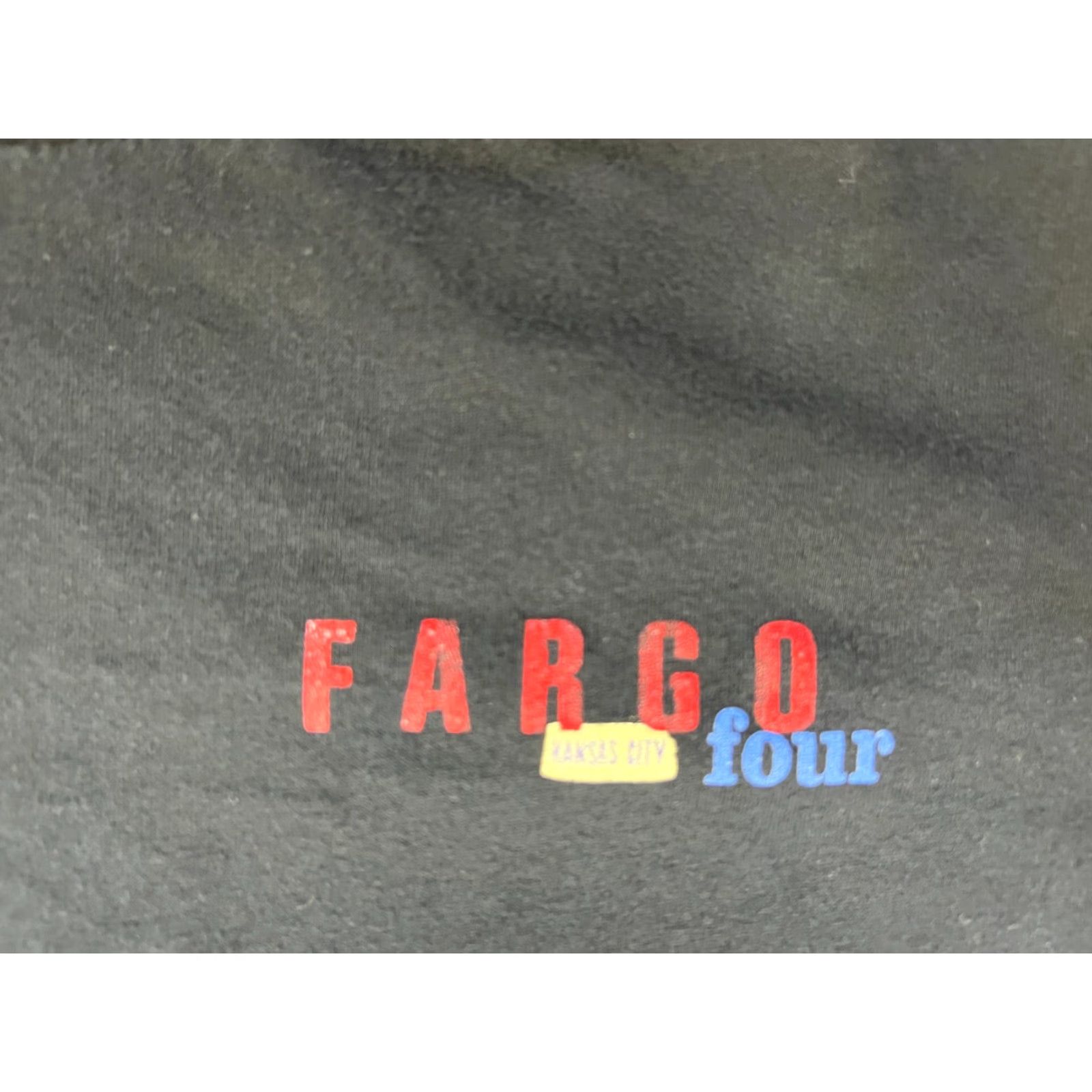 Vintage Men's TV Series Promo T-Shirt Kansas City 2014 Fargo Four Double-Sided L Black Canvas Shirt Mens Size US L / EU 52-54 / 3 - 5 Thumbnail