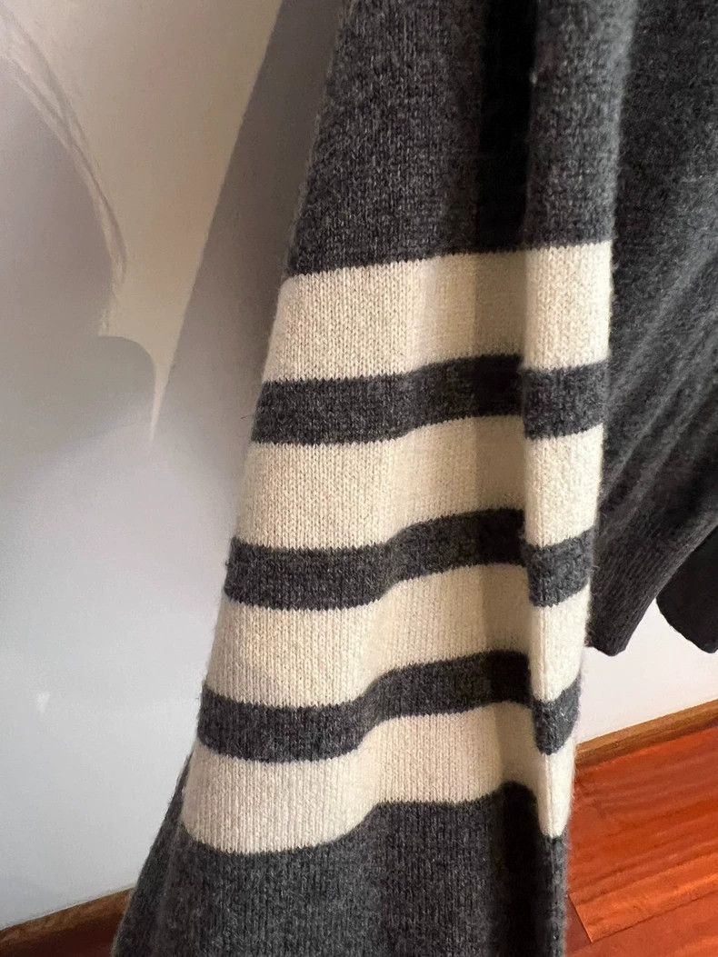 Thom Browne Thom Browne Chinese grey cashmere sweater Size US L / EU 52-54 / 3 - 5 Thumbnail