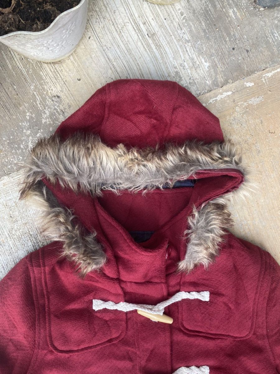 If Six Was Nine × Japanese Brand Double Focus Fur Hooded Duffle Jacket Size M / US 6-8 / IT 42-44 - 3 Thumbnail