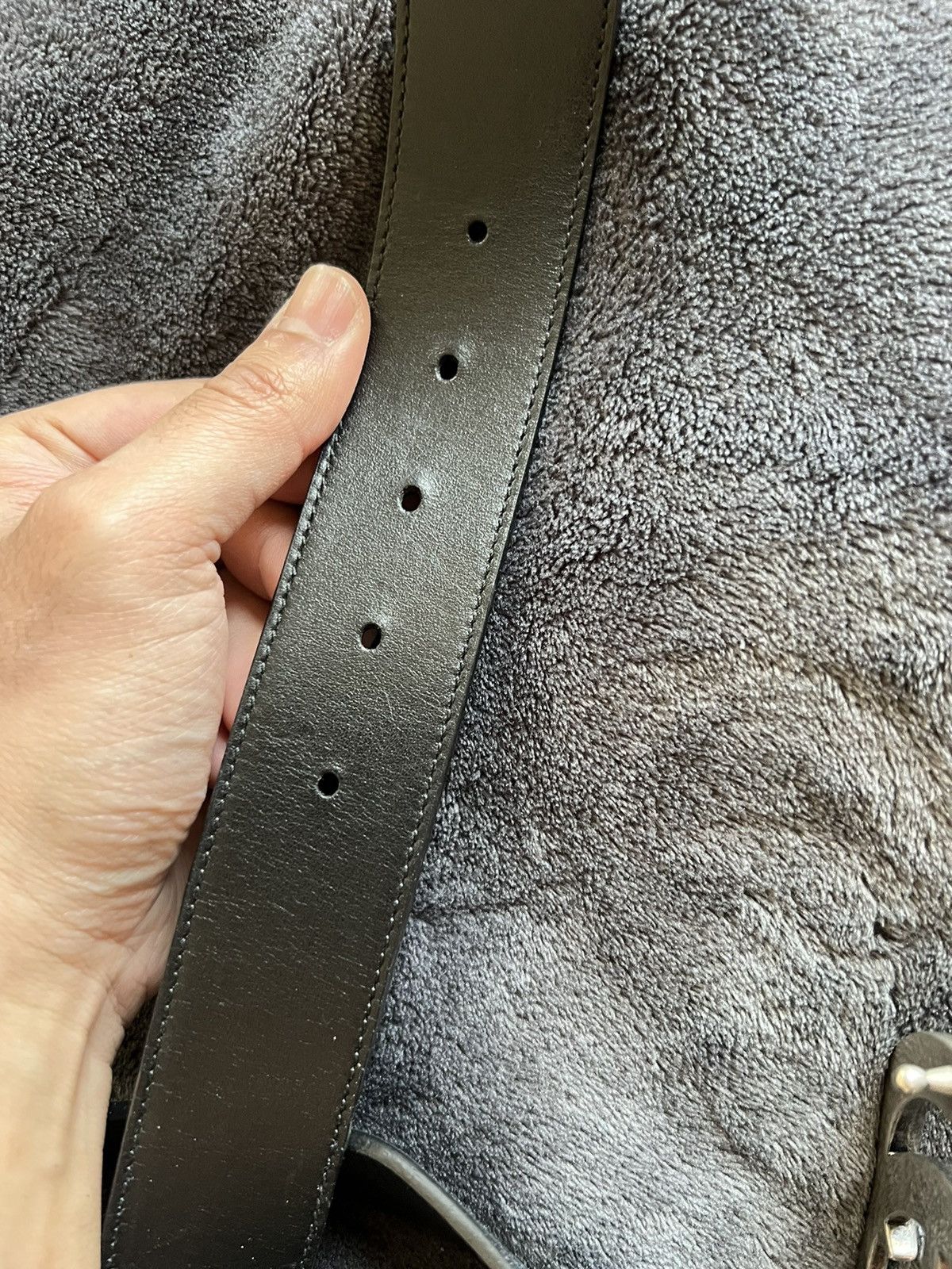 Gucci GUCCI GG MARMONT REVERSIBLE BELT Size 40 - 12 Thumbnail