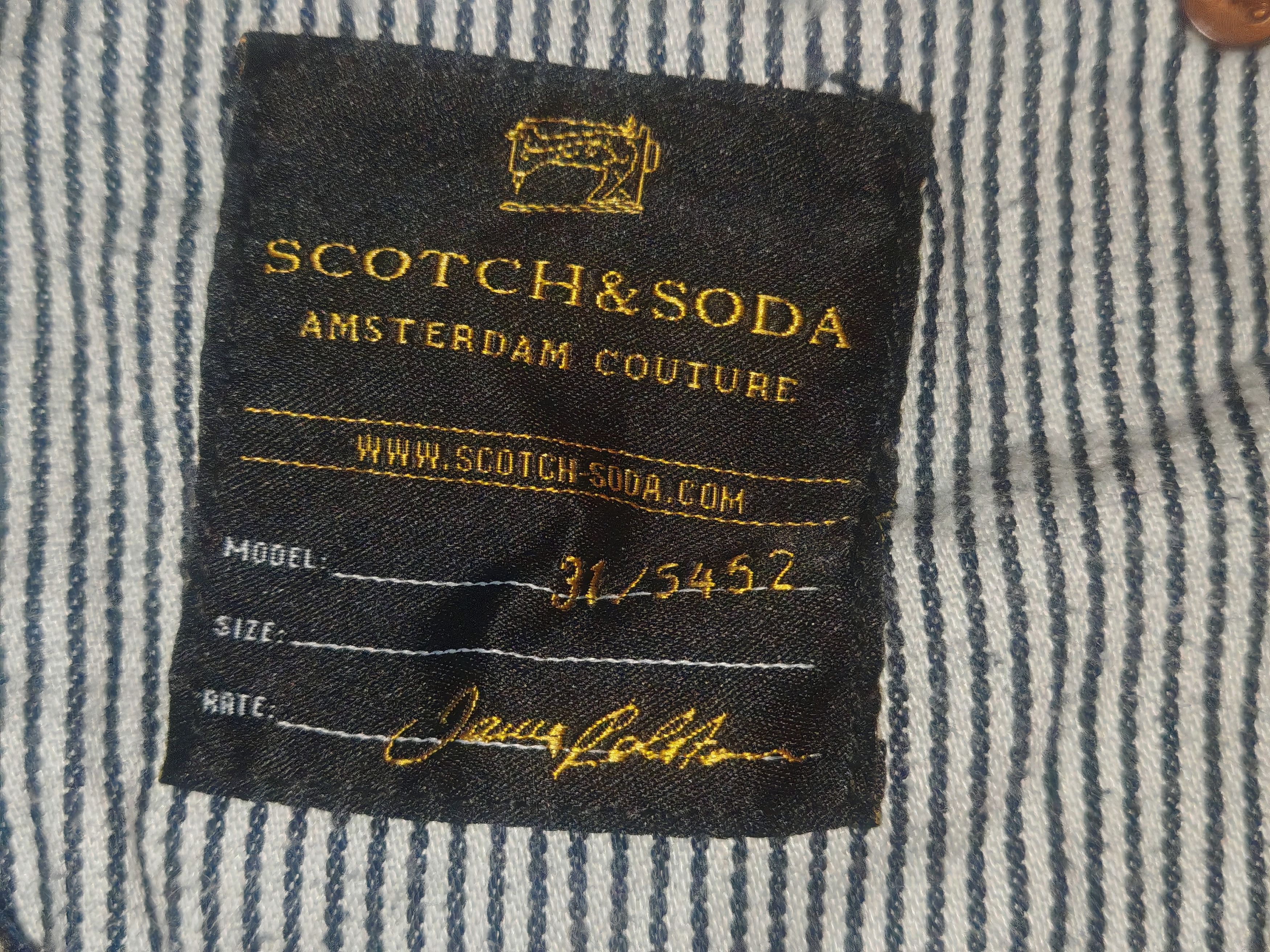 Scotch & Soda Scotch & Soda Snatch Blue Straight Jeans sz 34/34 Size US 34 / EU 50 - 5 Thumbnail