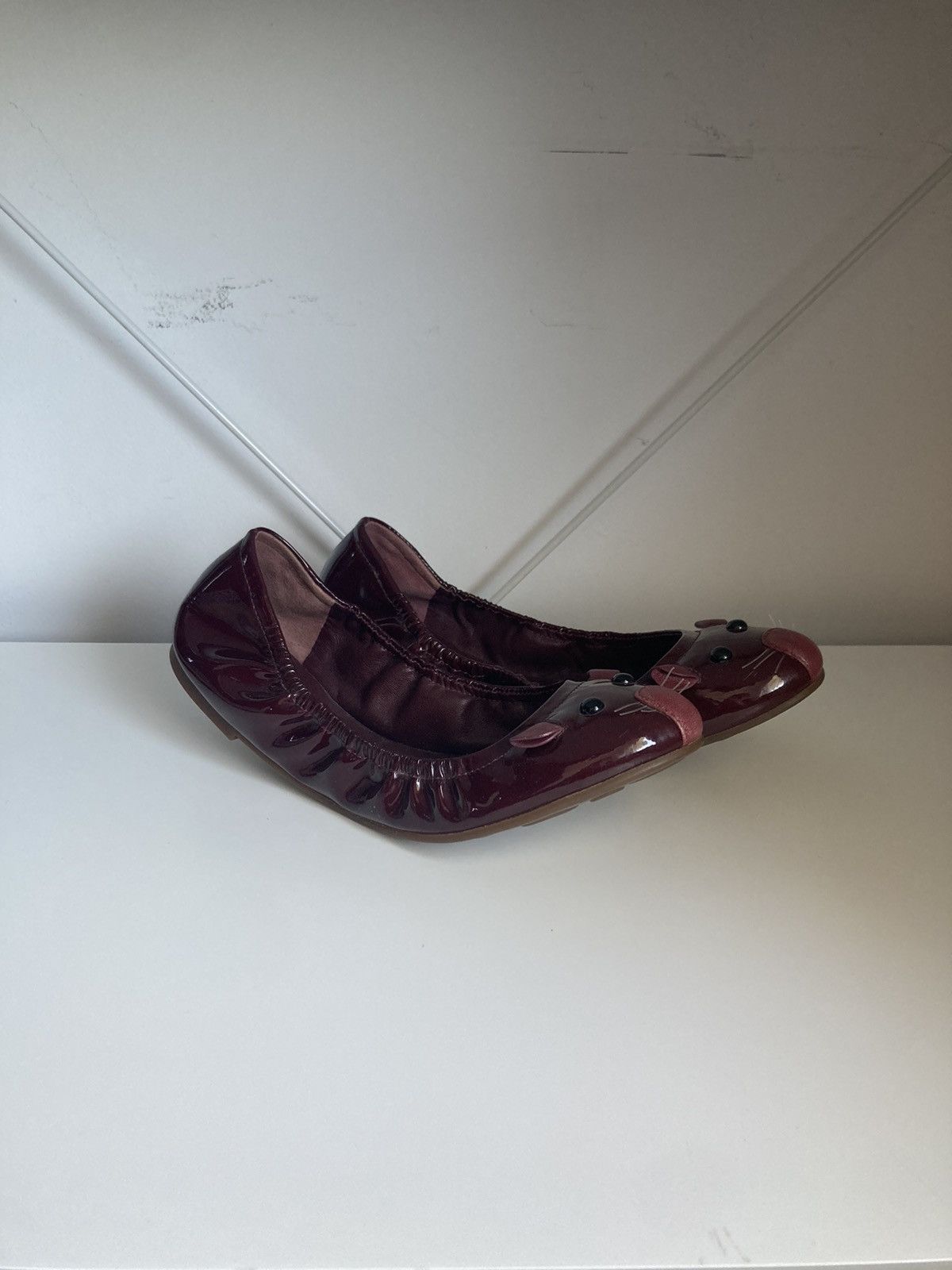 Maison Margiela tabi leather flats