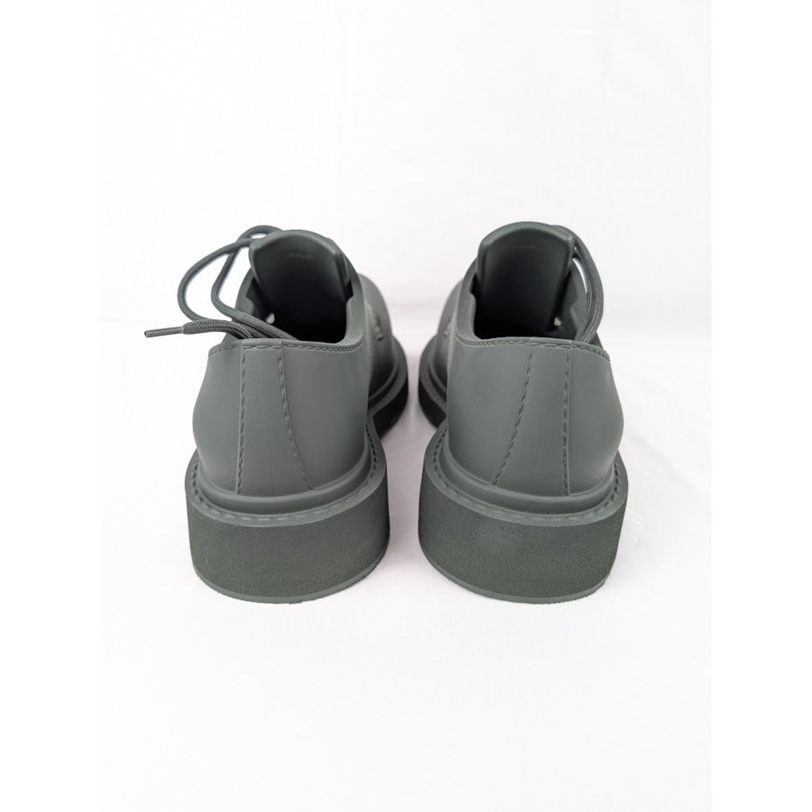 Balenciaga o1rshd1 Full Eva Steroid Derby in Dark Khaki Size US 10 / EU 43 - 13 Thumbnail