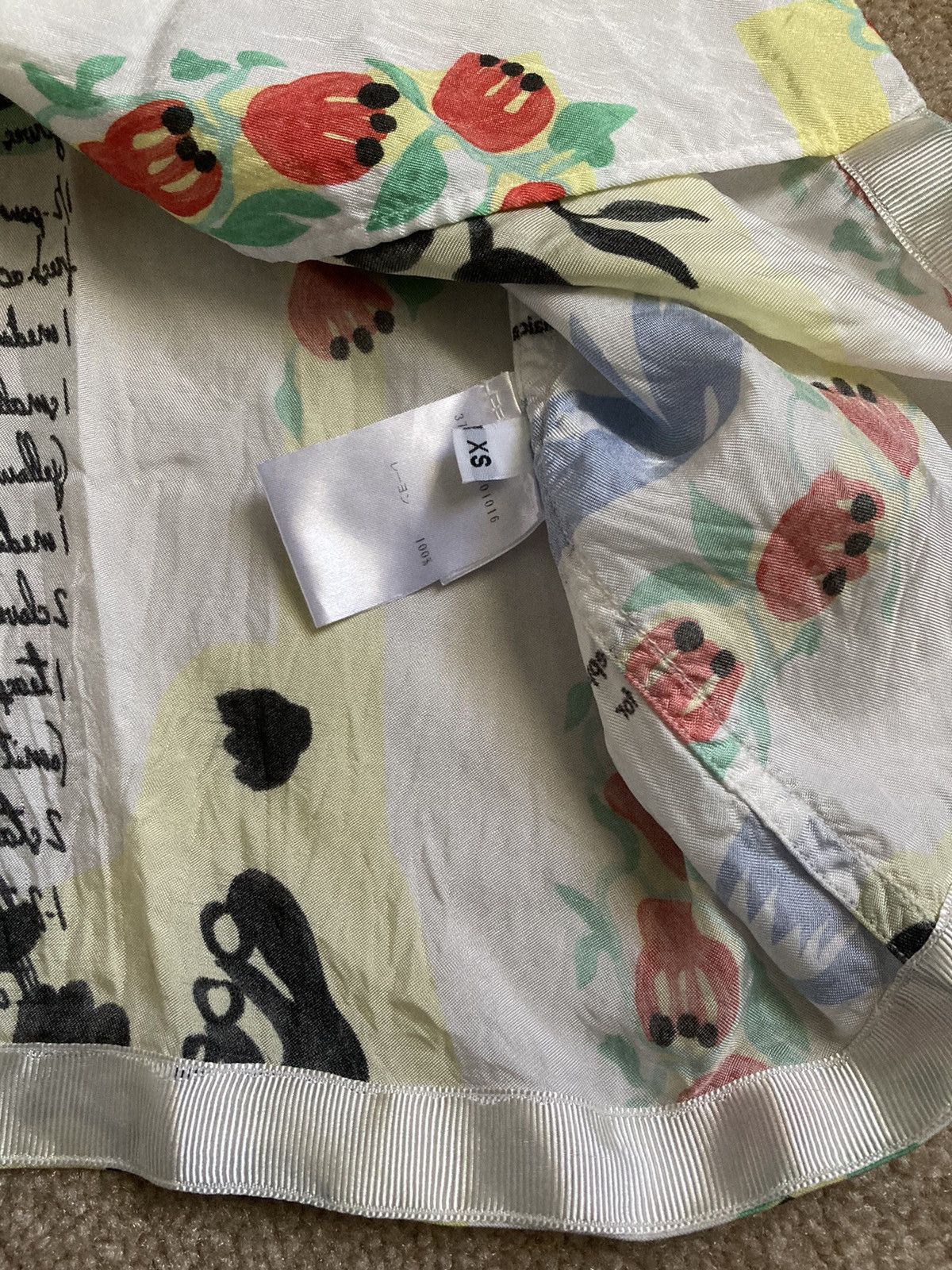 Martine Rose AW19 Martine Rose Recipe Shirt Food Viscose 2019 Jamaican 90 Size US XS / EU 42 / 0 - 6 Thumbnail