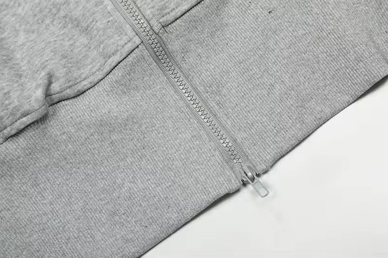Other Designer Elastic Waist Streetwear Pearl Gray Hoodie Size US L / EU 52-54 / 3 - 4 Thumbnail