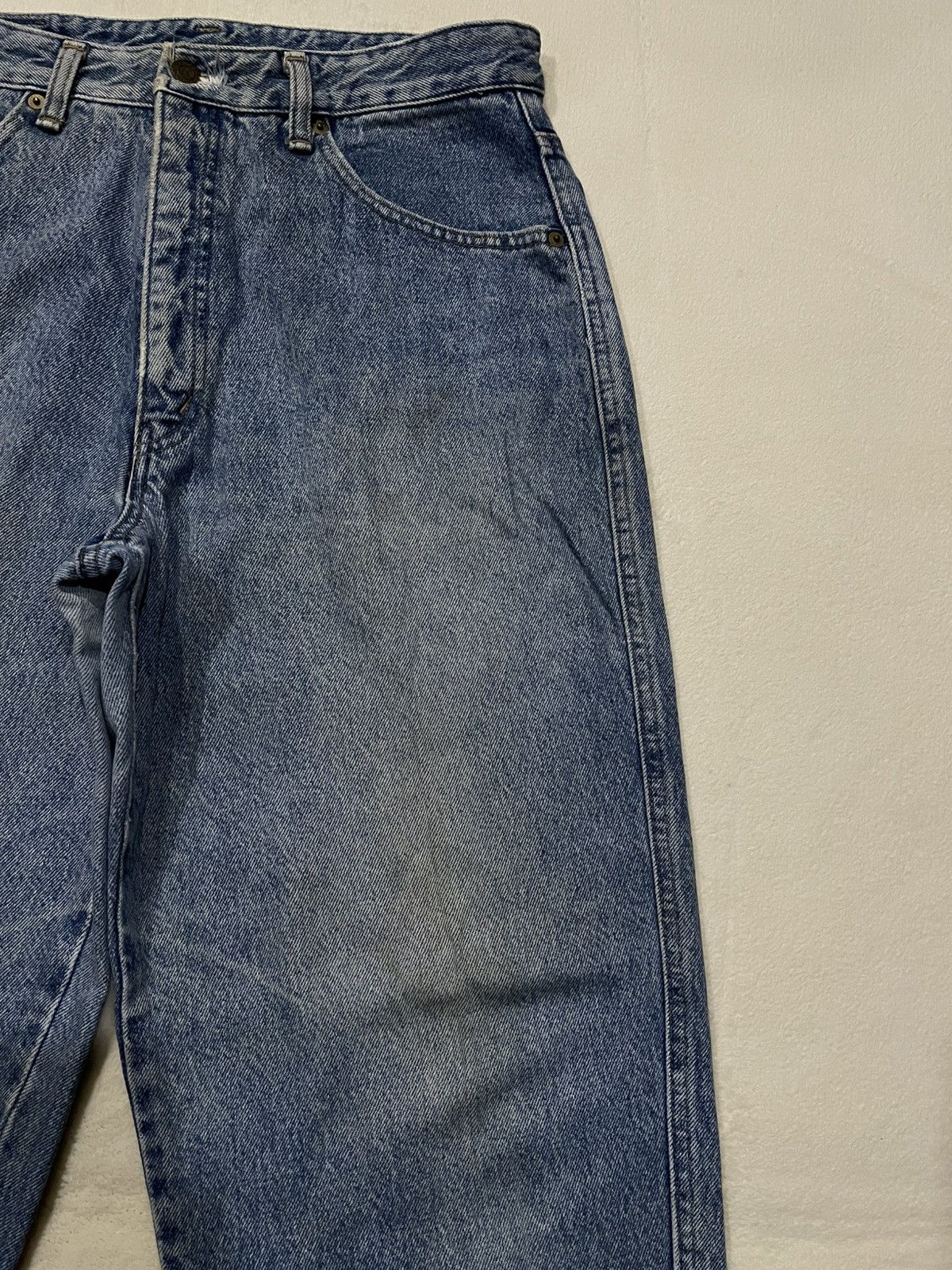 Japanese Brand Vintage Bobson Pro Baggy Mudwash Faded Denim Jeans Size US 32 / EU 48 - 4 Thumbnail