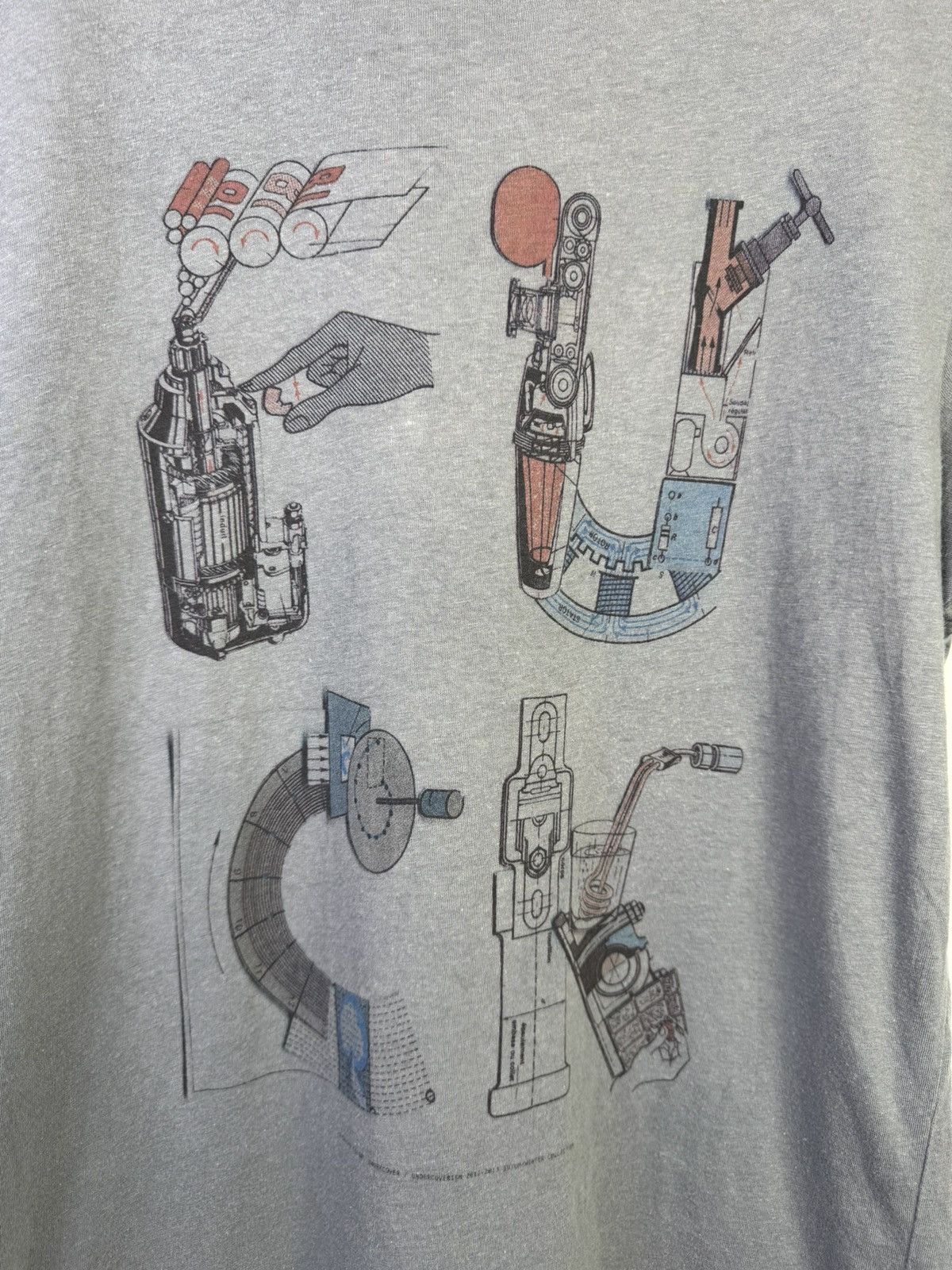 Undercover Undercover T-shirt featuring illustrations spell out "FUCK" Size US S / EU 44-46 / 1 - 4 Thumbnail
