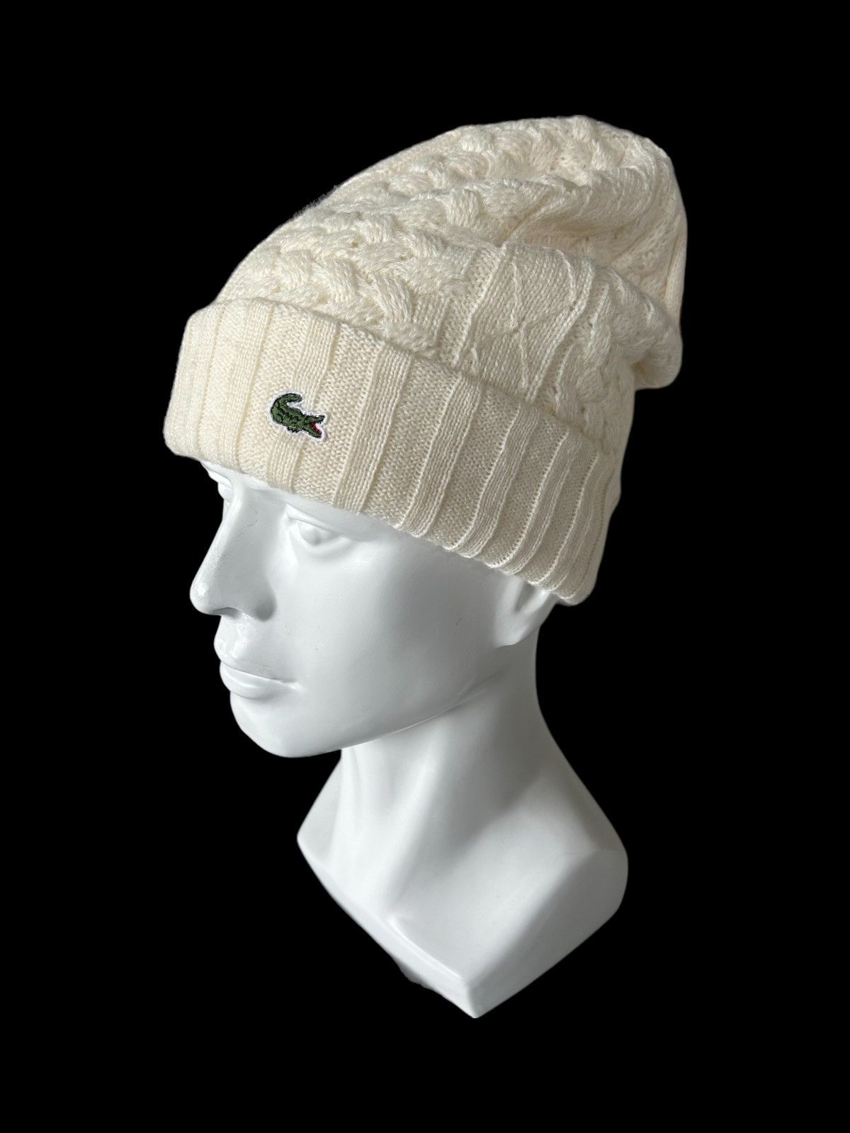 14th Addiction × Japanese Brand × Lacoste Lacoste Beanie Hats Size ONE SIZE - 2 Thumbnail