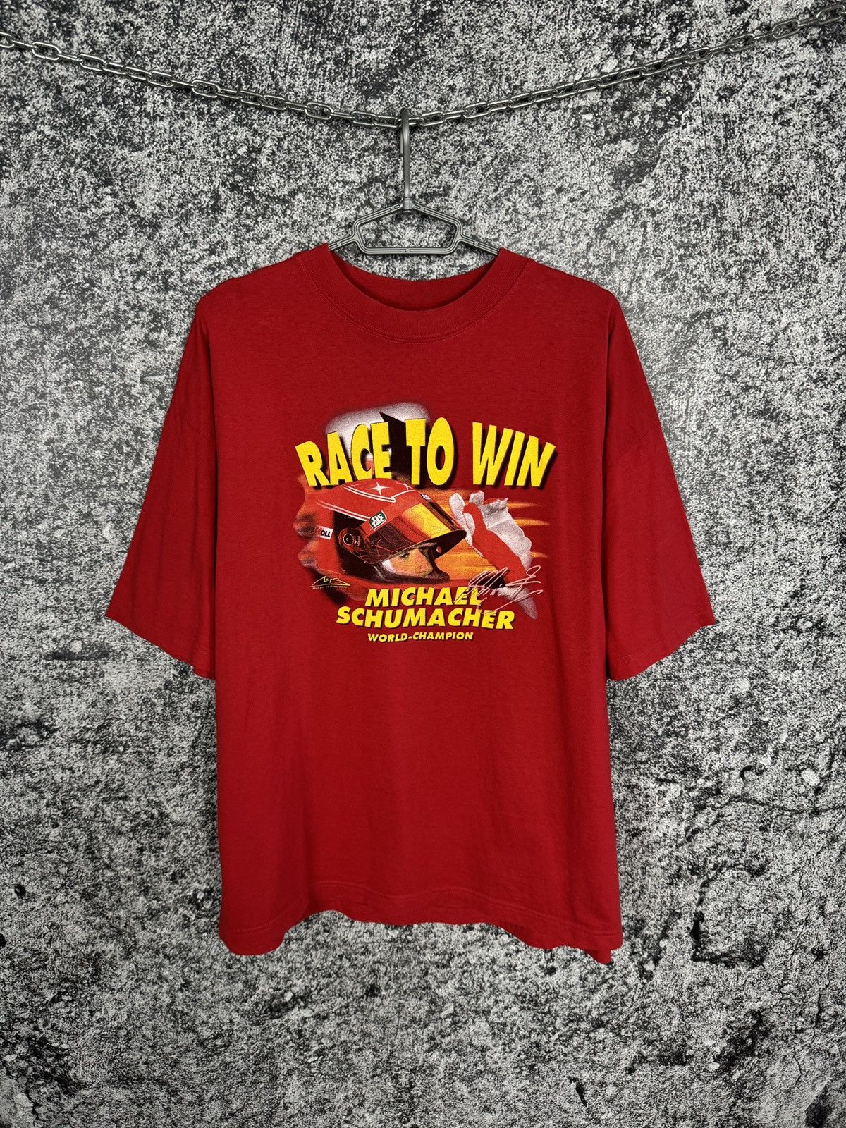 Formula 1 Michael Schumacher Racing T-Shirt Race To Win F1 Size XXL Size US XXL / EU 58 / 5 - 1 Thumbnail