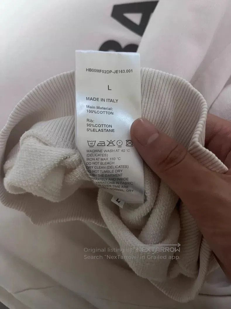 Hood By Air Hood By Air Long Sleeve White Sweatshirt. Size US L / EU 52-54 / 3 - 2 Thumbnail