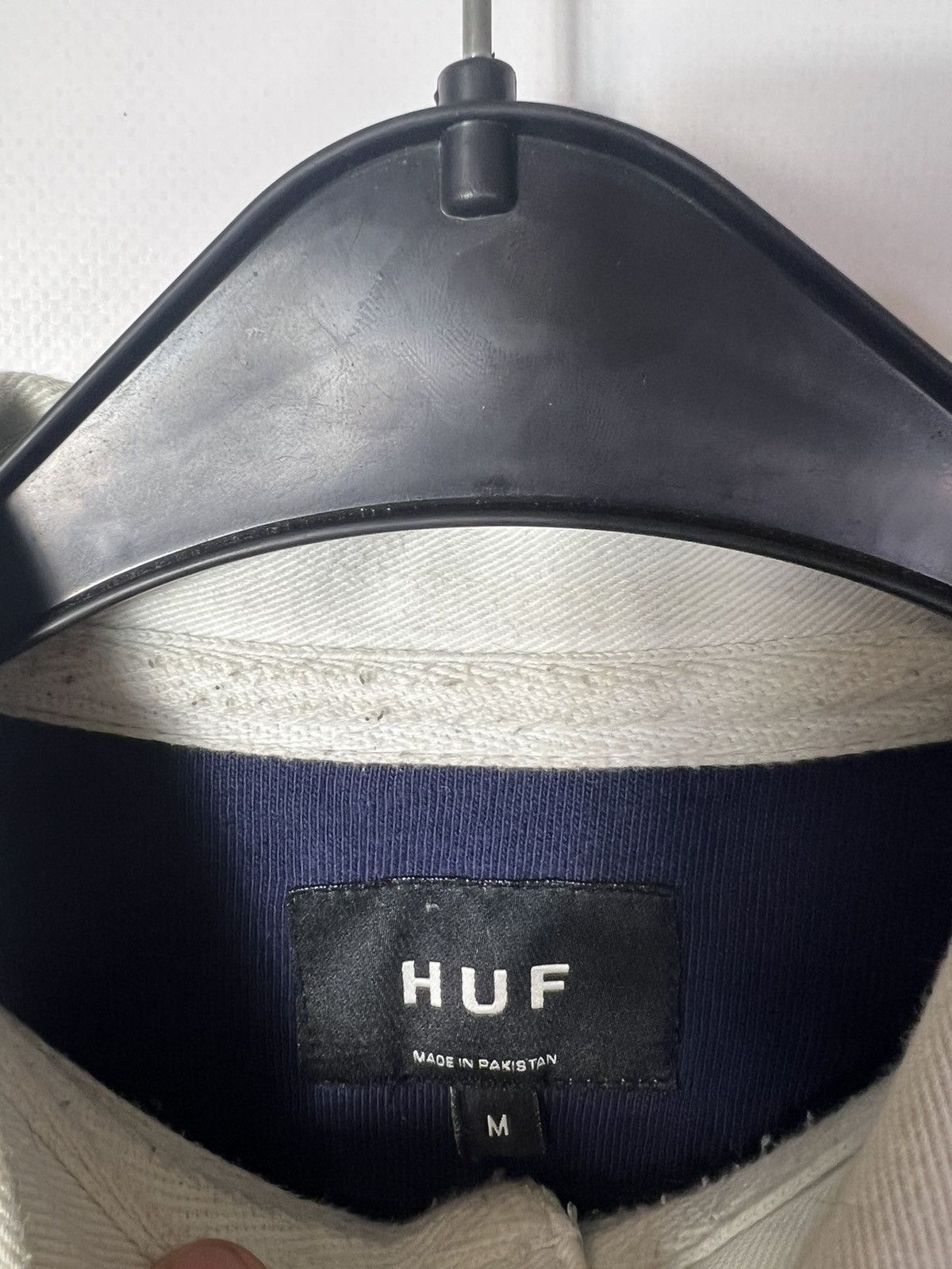 Huf HUF Rugby Shirt Stripped Longsleeve Embroidered Size US M / EU 48-50 / 2 - 5 Thumbnail