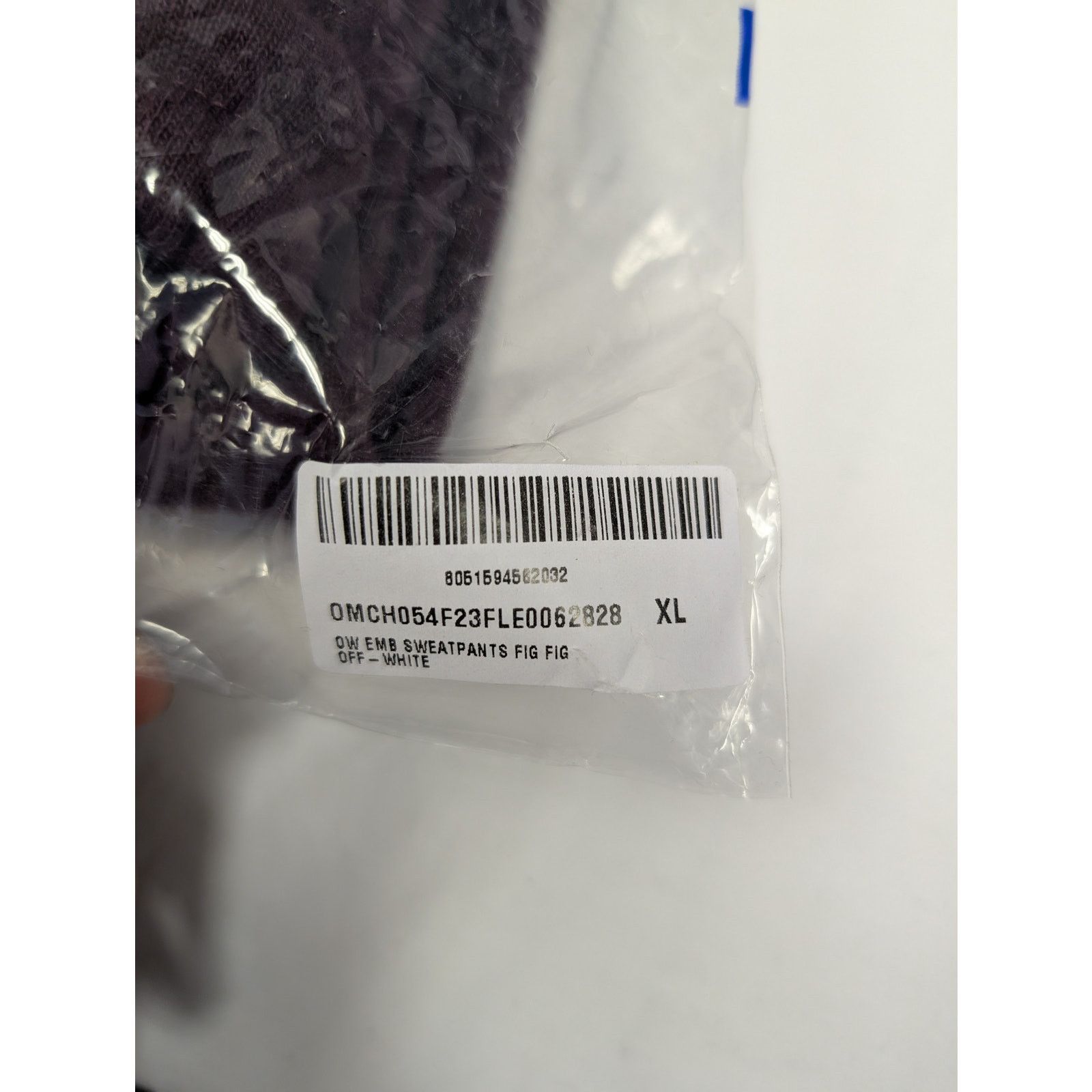 Off-White o1rshd1 Emb Sweatpants Fig Fig in Maroon Size US 36 / EU 52 - 23 Thumbnail