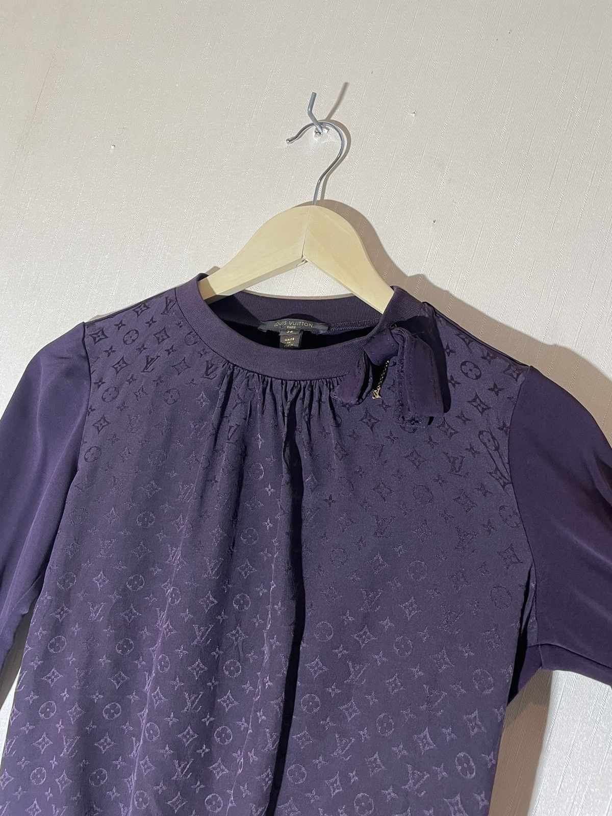 Designer × Louis Vuitton Louis Vuitton Viscose Monogram Sweatshirt Size XS / US 0-2 / IT 36-38 - 2 Thumbnail