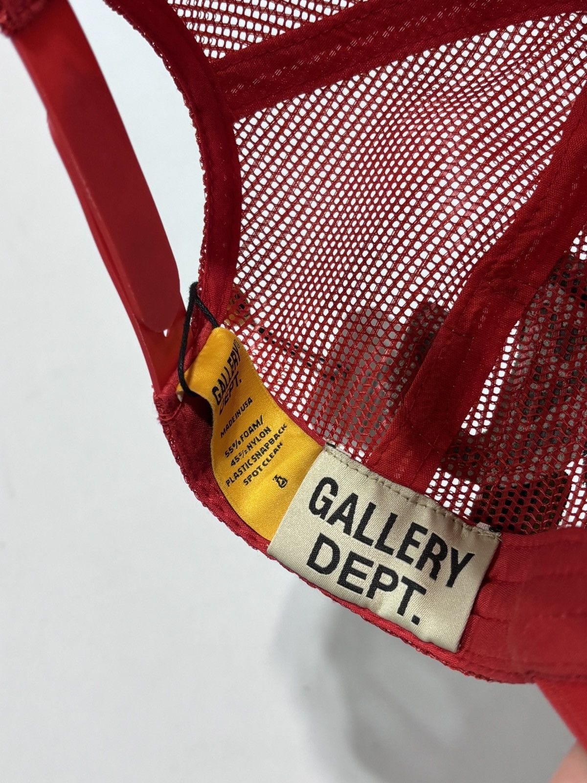 Gallery Dept. Gallery Dept. GGGG Patch Red Cap Size ONE SIZE - 7 Thumbnail