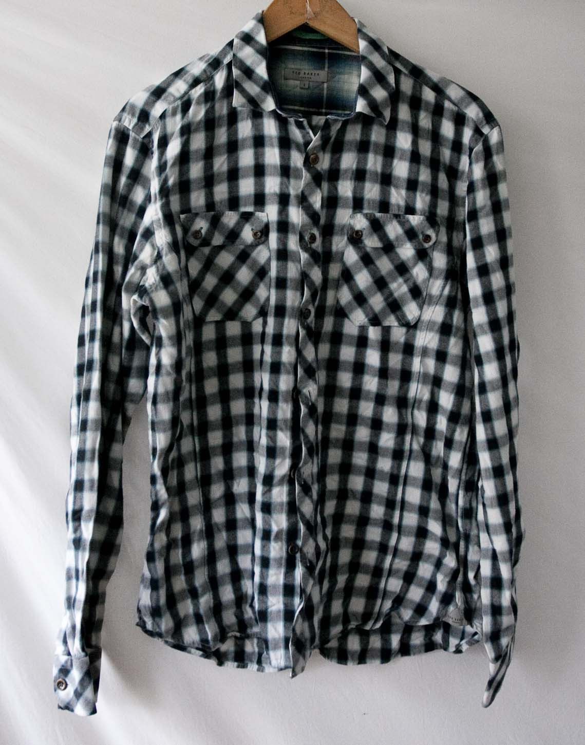 Ted Baker Ted Baker Shirt Flannel Size 4/M Plaid Size US M / EU 48-50 / 2 - 2 Thumbnail