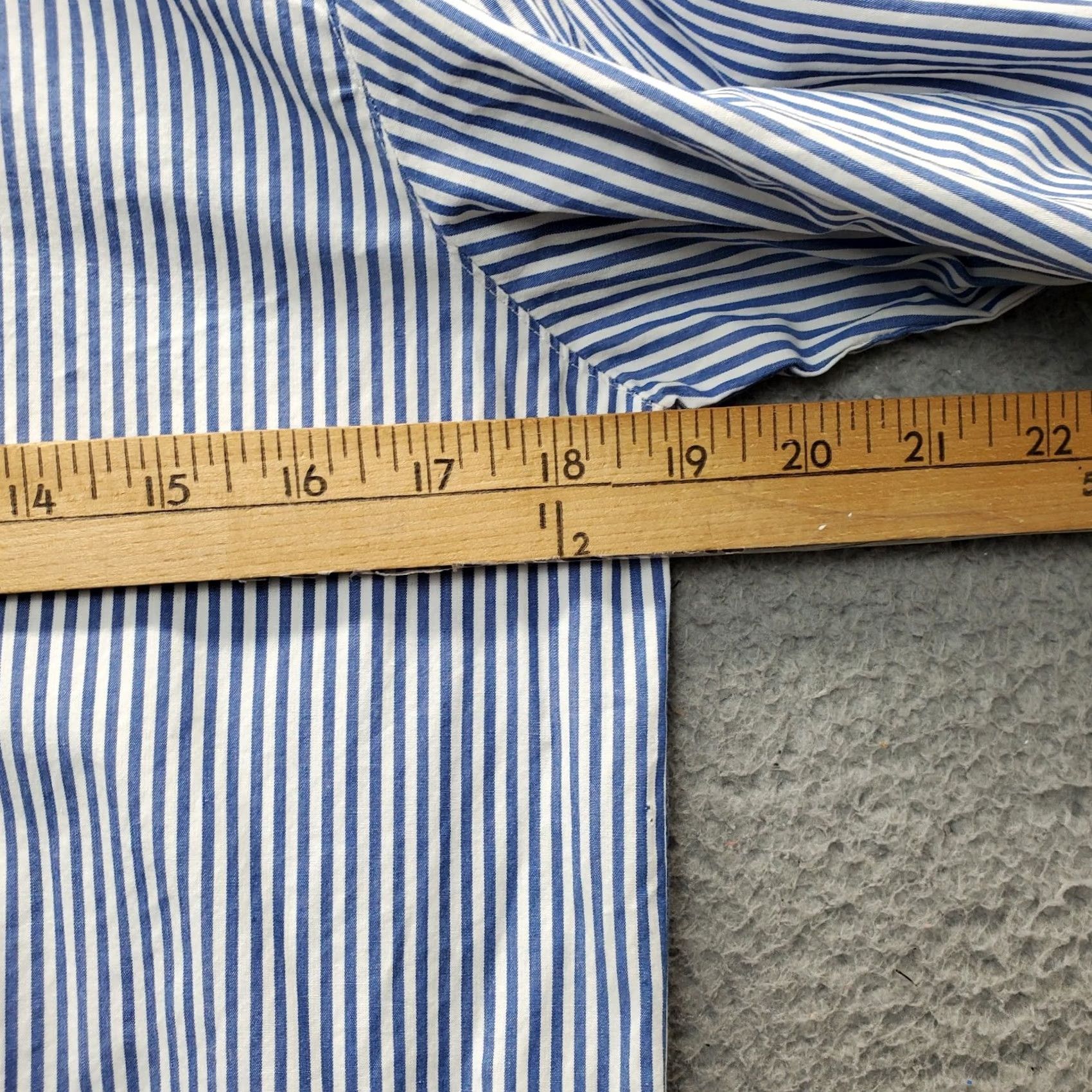 Talbots Talbots Shirt Women's 4P Multi Striped Cotton Classic Fit Collared Button Down Size S / US 4 / IT 40 - 4 Thumbnail