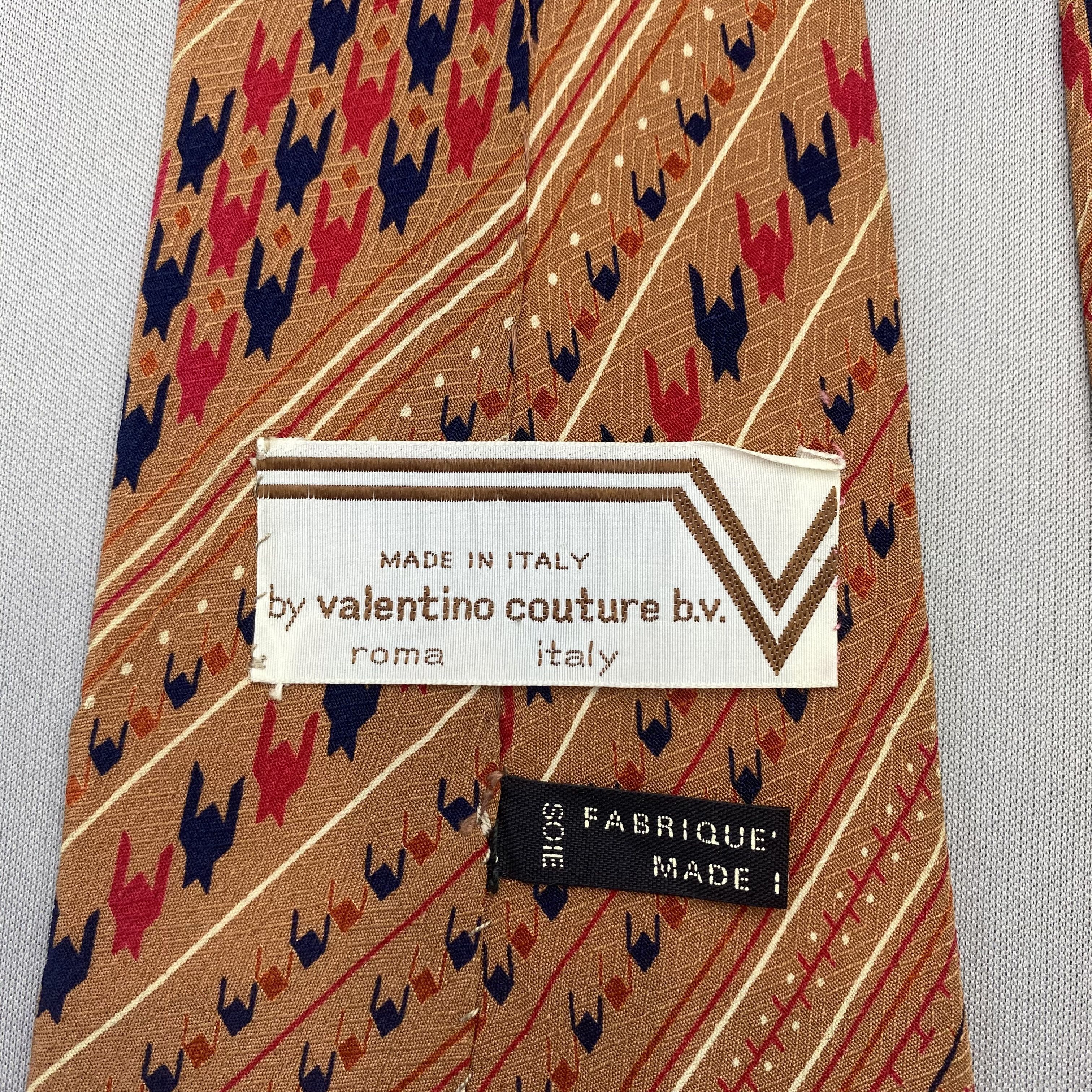 Valentino Vintage Valentino SILK Necktie Cravate Pure Silk Neck Tie Size ONE SIZE - 7 Thumbnail