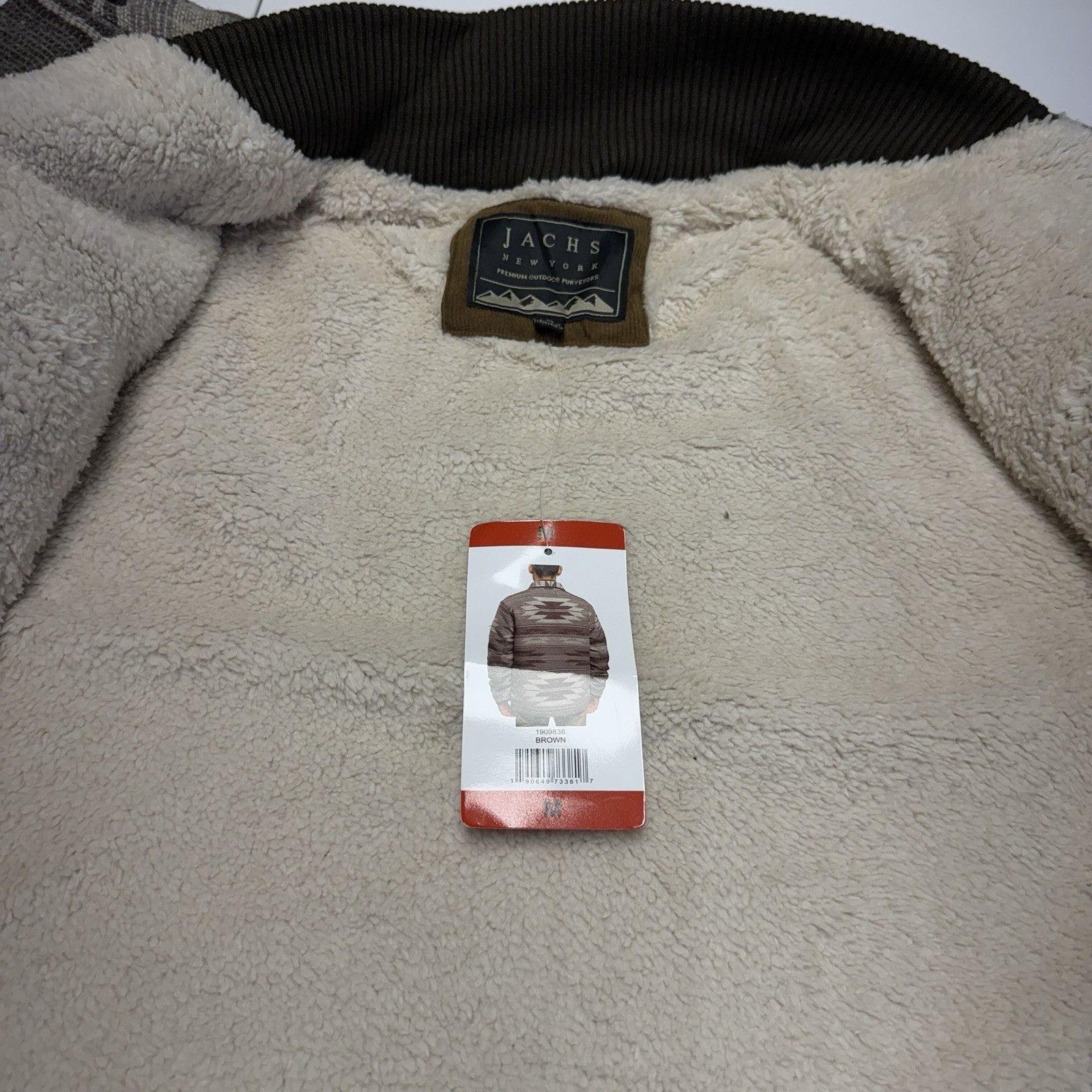 JACHS NY Jachs New York Aztec Jacket Mens Medium Snap Button Sherpa L Size US M / EU 48-50 / 2 - 7 Thumbnail