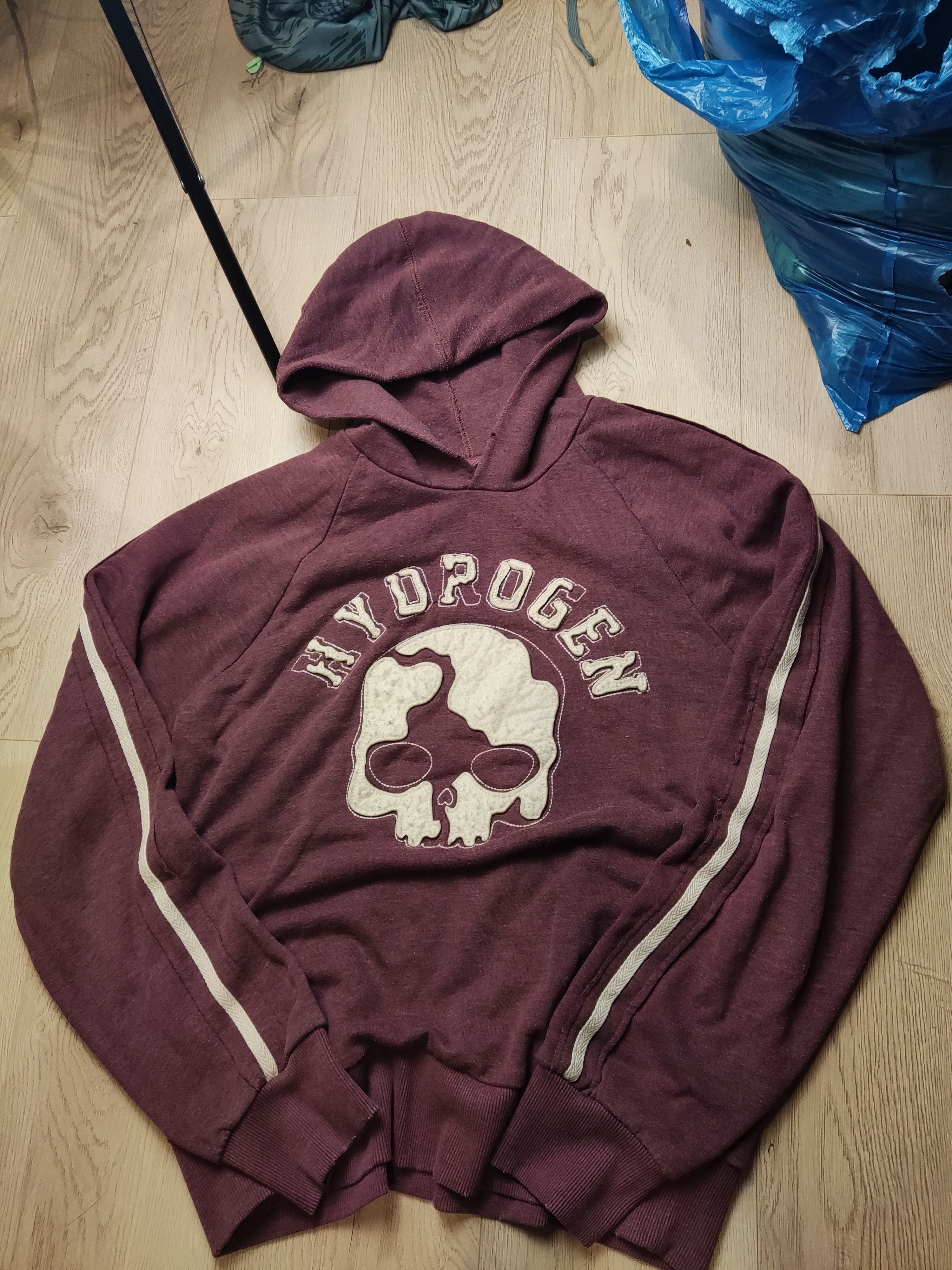 Hysteric Glamour HYDROGEN PATCHWORK SKULL HOODIES SWEATSHIRT Size US L / EU 52-54 / 3 - 1 Thumbnail