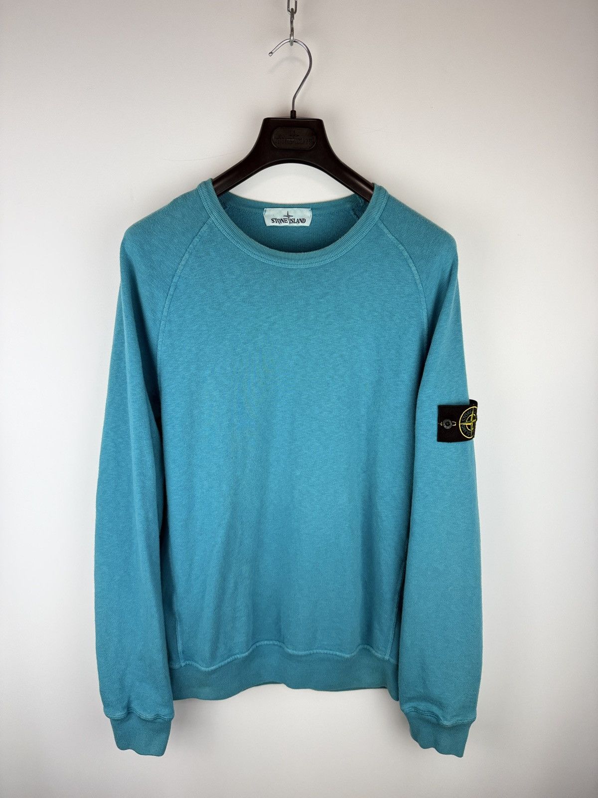 Stone Island Blue turquoise Stone Island crewneck sweatshirt Size US M / EU 48-50 / 2 - 1 Thumbnail