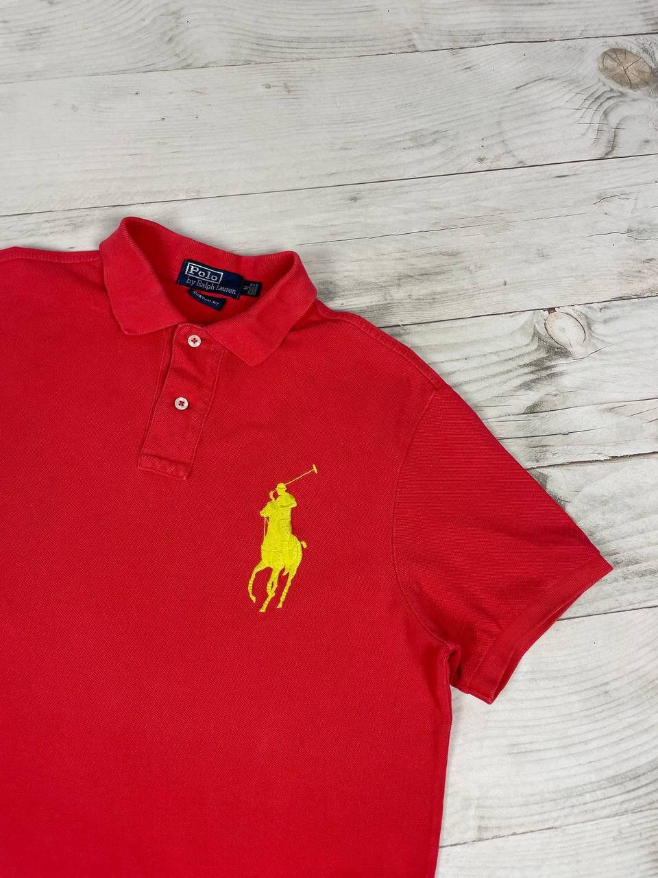 Polo Ralph Lauren Vintage Polo Ralph Lauren Rugby Polo Shirt Big Pony Size US M / EU 48-50 / 2 - 2 Thumbnail