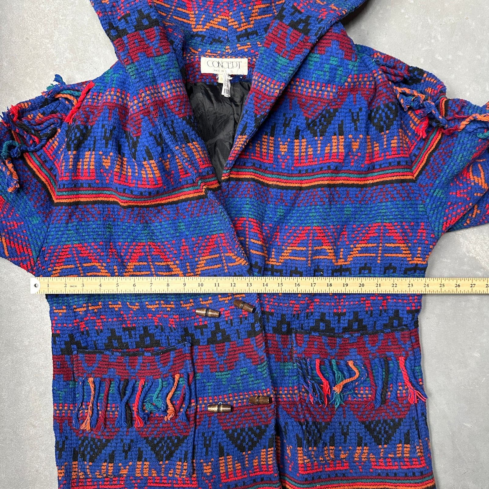 Other Vintage Concept Southwestern Blanket Coat Sweater Womens M Size M / US 6-8 / IT 42-44 - 6 Thumbnail