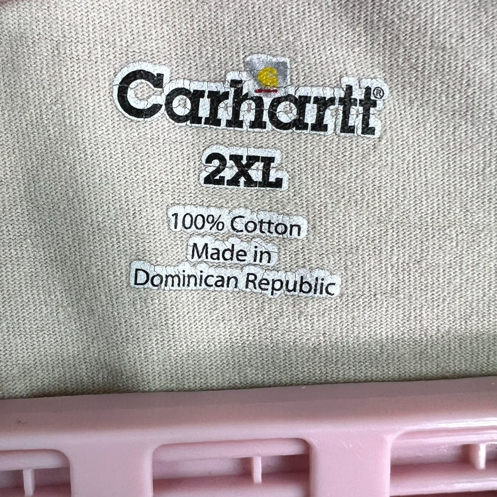 Carhartt Carhartt T Shirt Pocket Mens 2XL Gray Short Sleeve Loose Fit Distressed Size US XXL / EU 58 / 5 - 4 Thumbnail