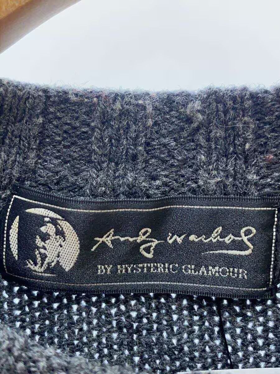 Hysteric Glamour Andy Warhol Jacquard Logo Wool Knit Sweater Size S / US 4 / IT 40 - 3 Thumbnail