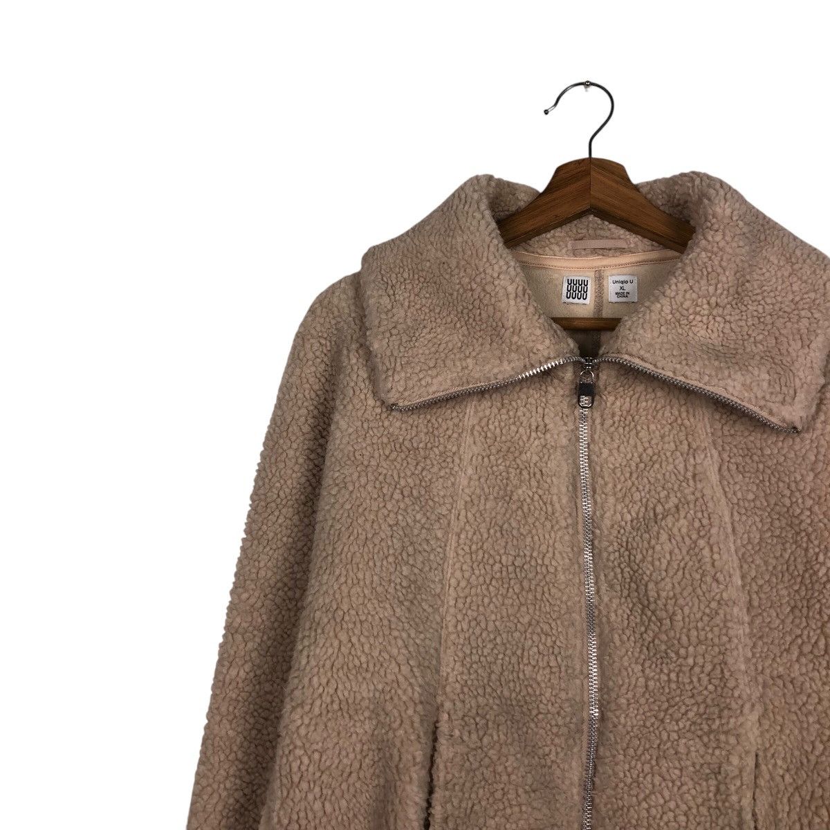 Japanese Brand 📌Vintage High Collar Fleece Bomber Jacket Uniqlo Undercover Size US XL / EU 56 / 4 - 7 Thumbnail