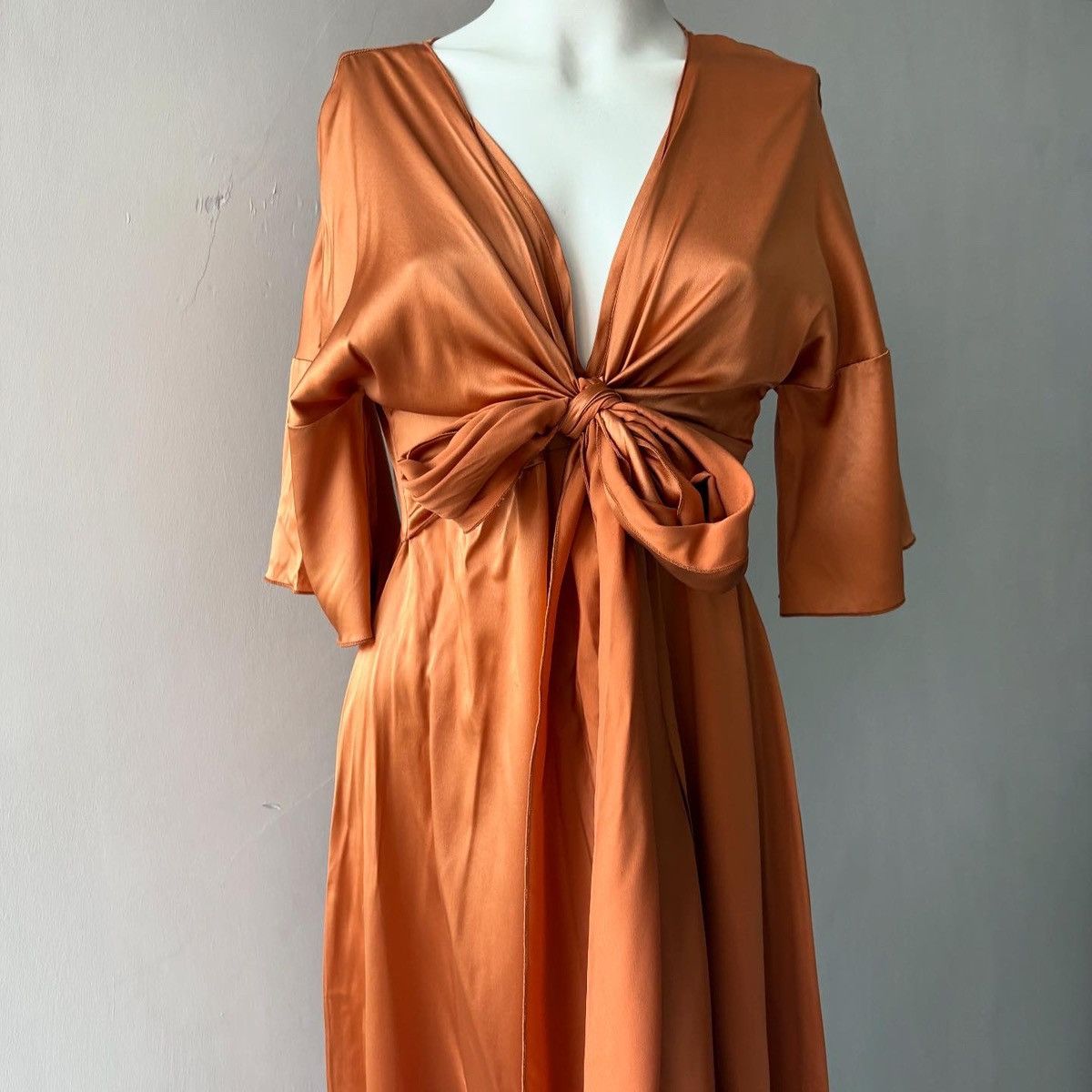 Vintage Italian mr.mrs.shirt silk dress Size M / US 6-8 / IT 42-44 - 4 Thumbnail