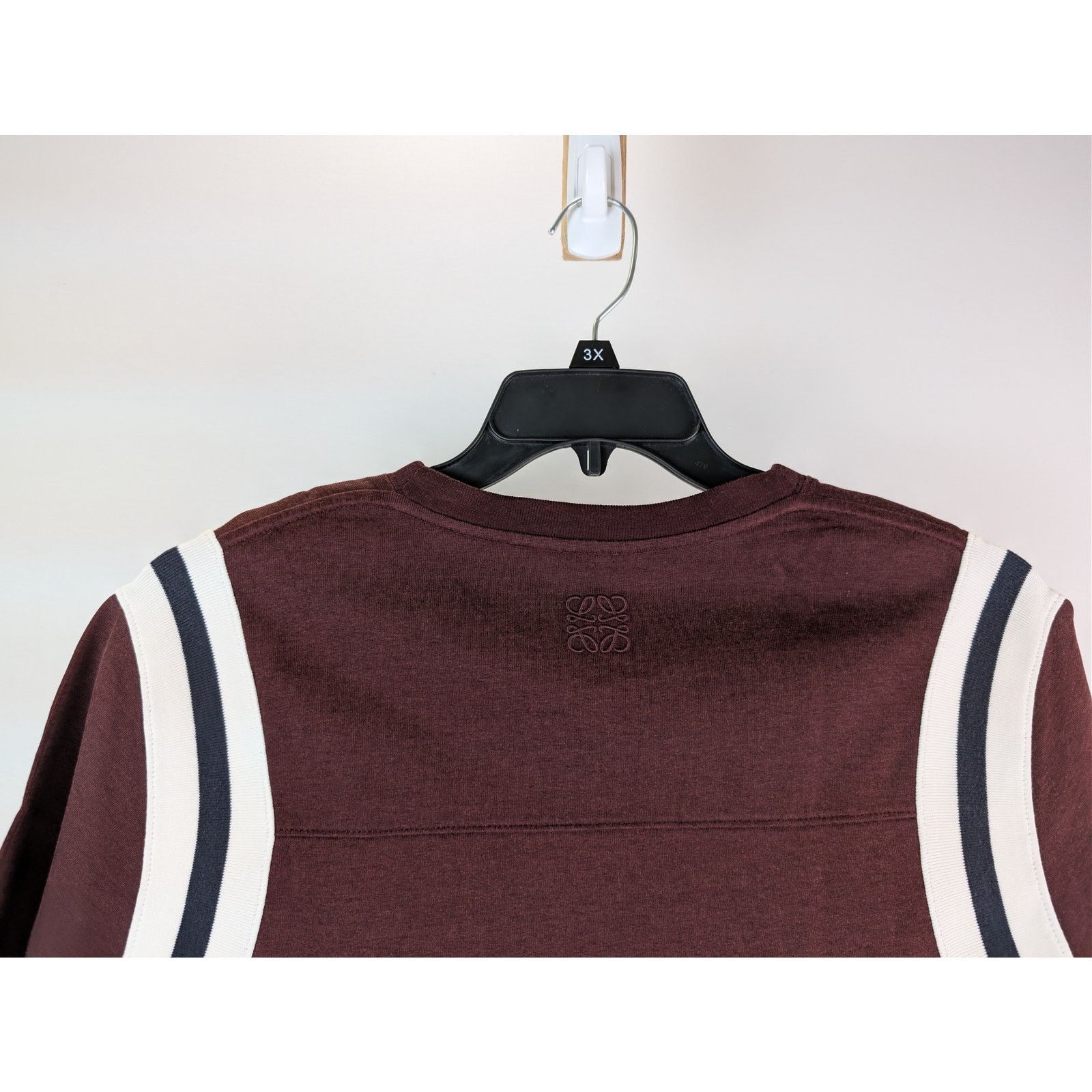 Loewe o1rshd1 '00' number regular-fit T-shirt in burgundy Size US S / EU 44-46 / 1 - 11 Thumbnail