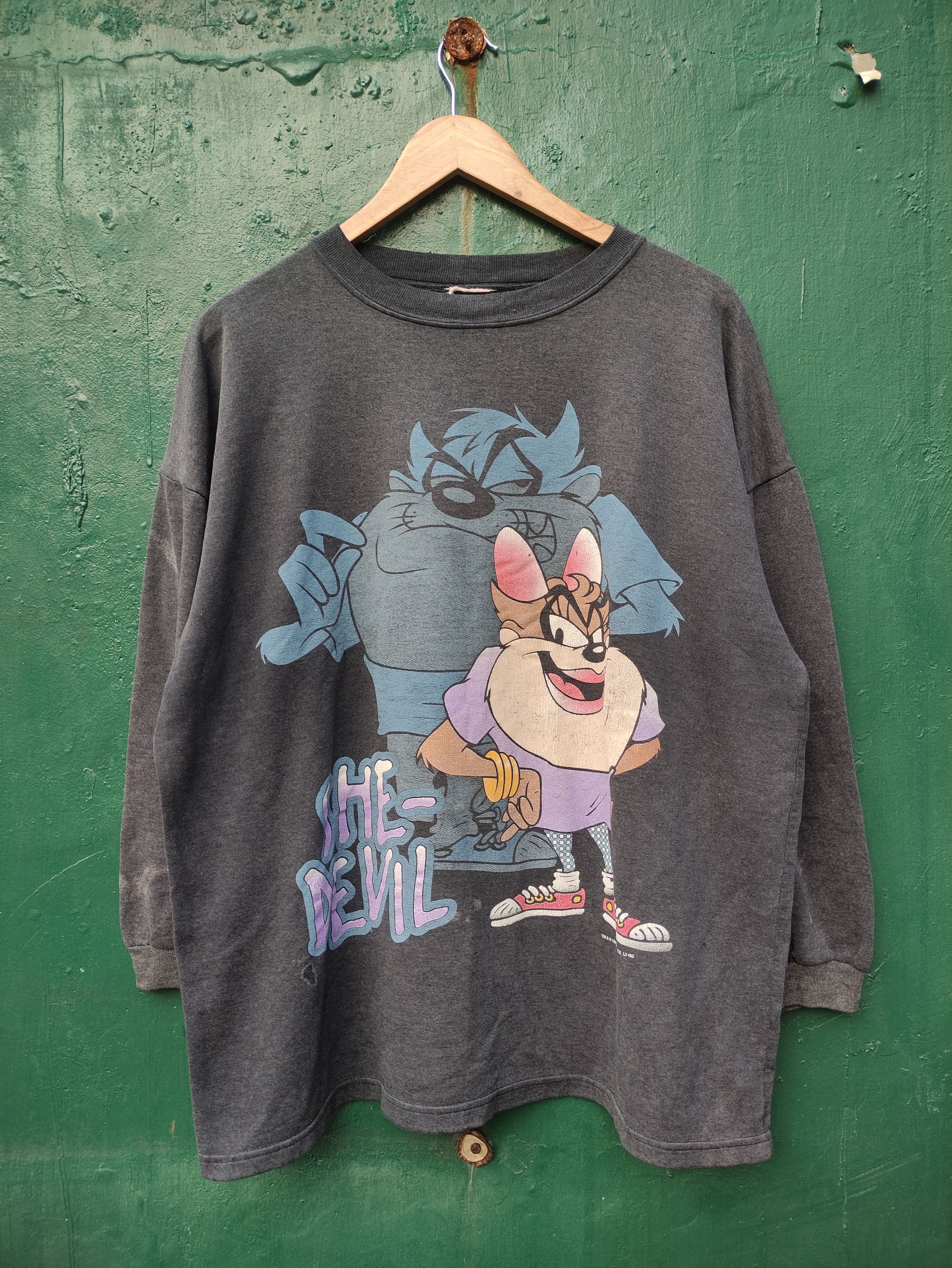 Vintage Vintage Looney Tunes Tazmanian She-Devil Size US L / EU 52-54 / 3 - 1 Thumbnail