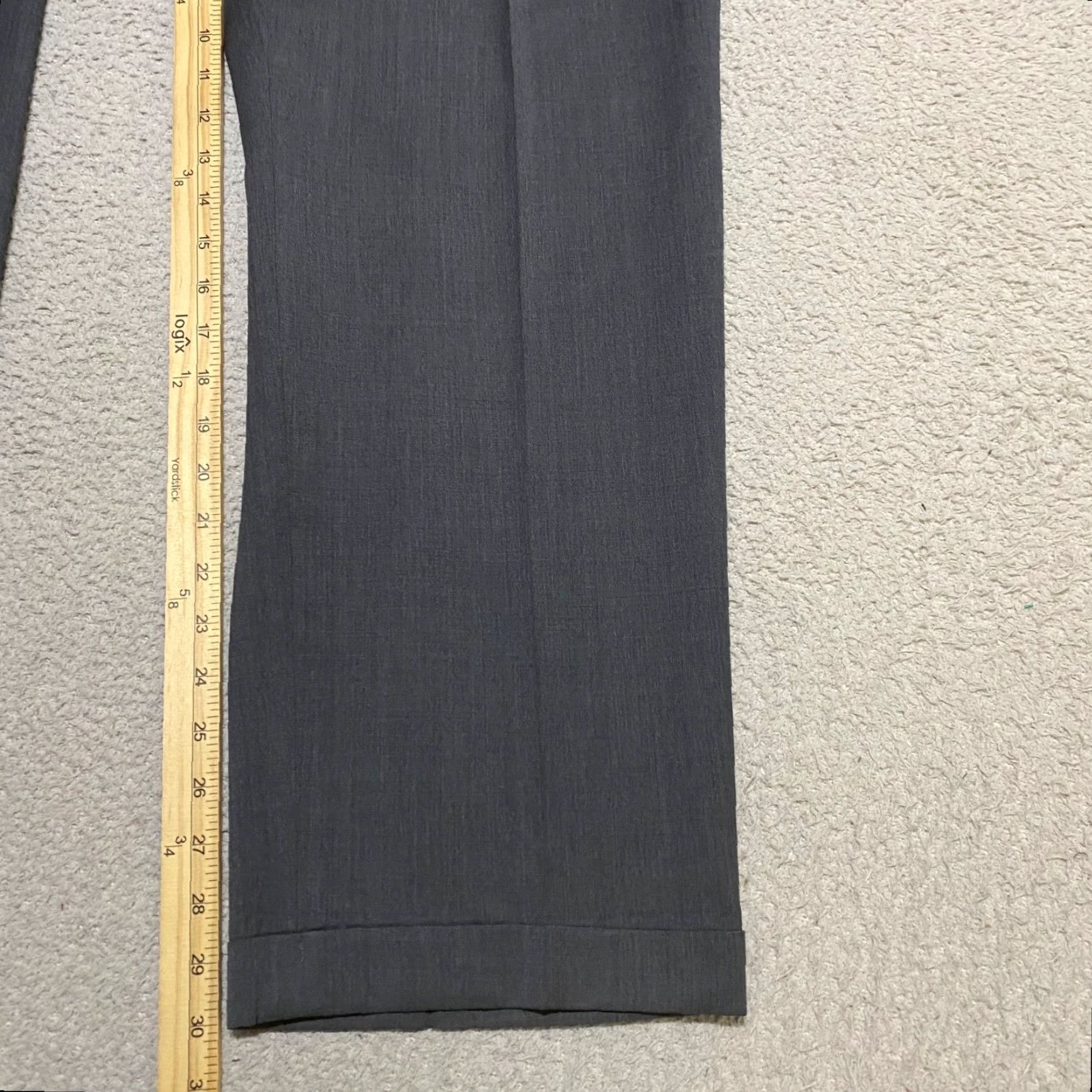 Jack Victor Jack Victor Dress Pants Men's 36 Gray Wool Slim Straight Pleated Size US 36 / EU 52 - 6 Thumbnail