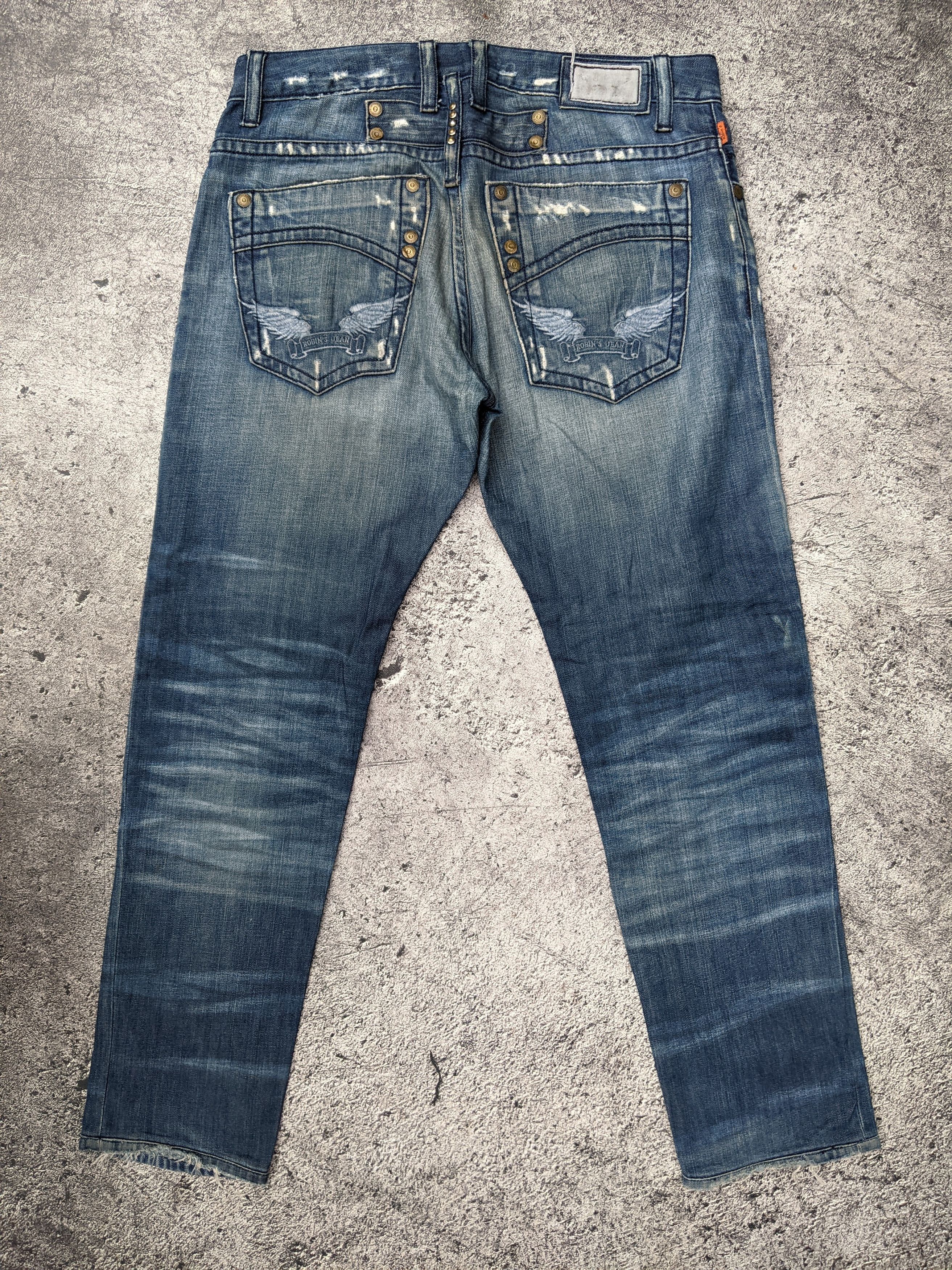 Robins Jeans Distressed Robins Size US 32 / EU 48 - 2 Thumbnail