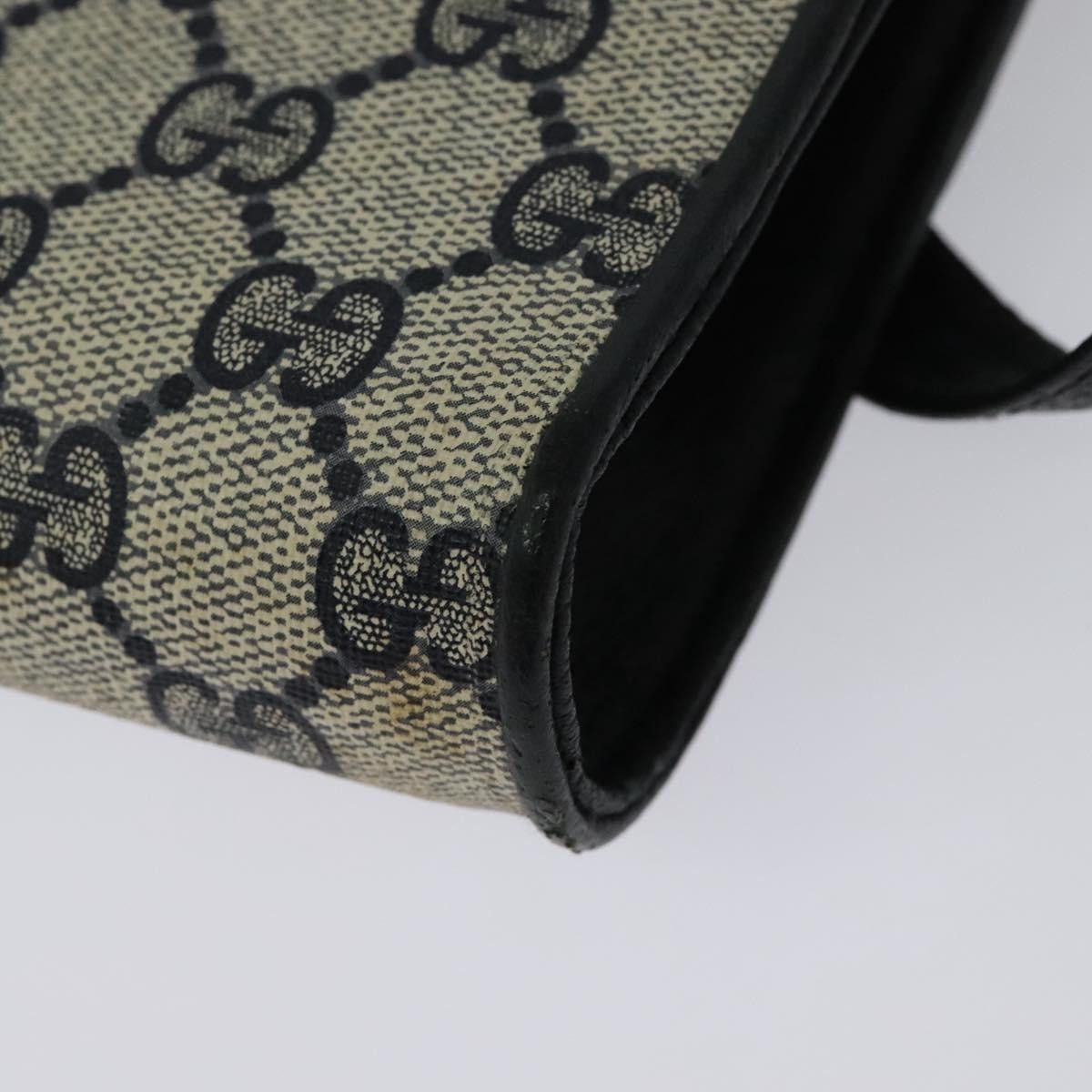 Gucci GUCCI GG Supreme Shoulder Bag Pvc Navy Gold Size ONE SIZE - 14 Thumbnail