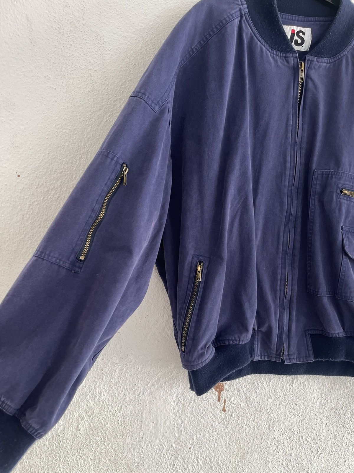 Issey Miyake Issey Miyake Care Label Purple MA-1 Bomber Jacket Size US L / EU 52-54 / 3 - 6 Thumbnail