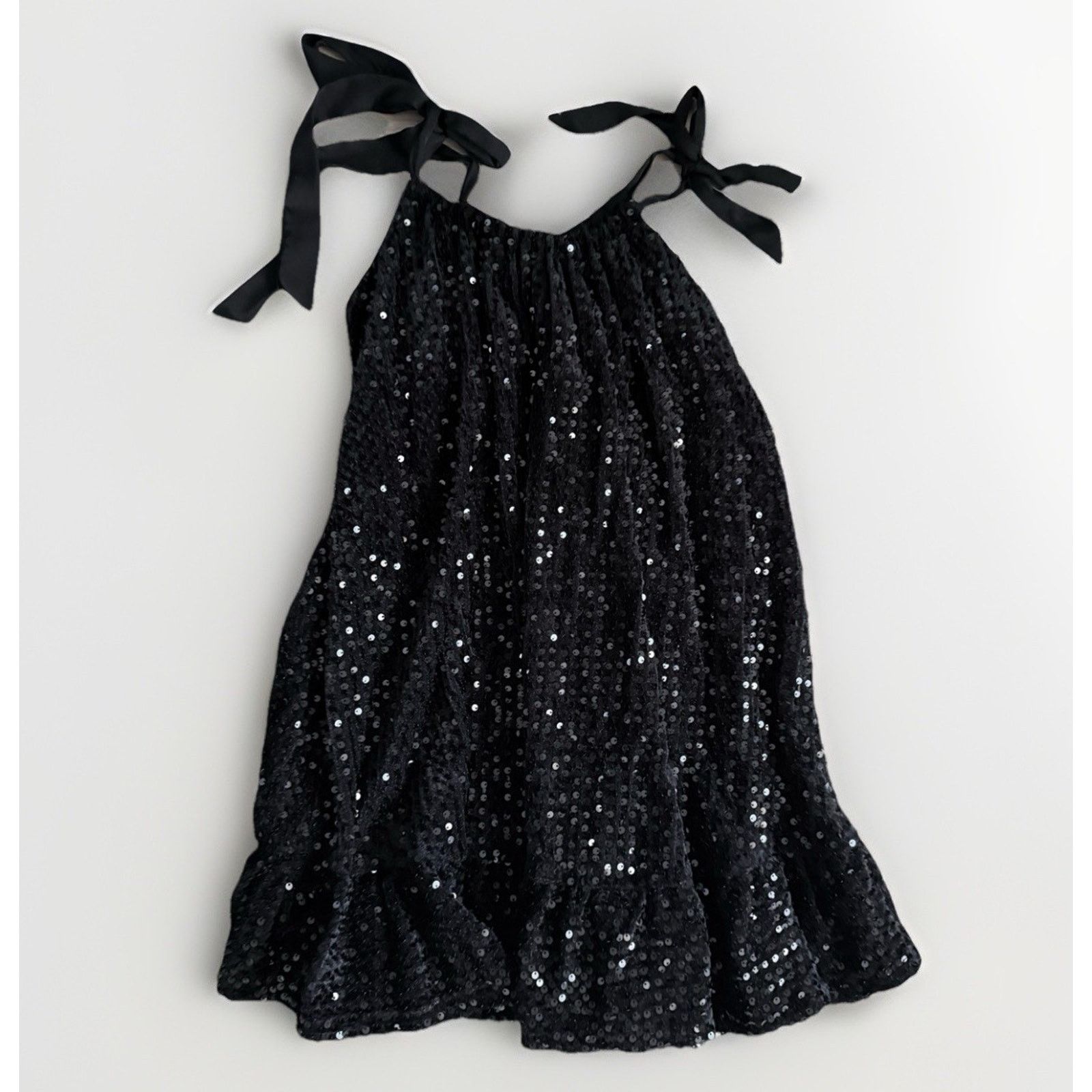 The Unbranded Brand NWT Chelsea & Violet Sequin Soft Cocktail Dress Black Size S Size S / US 4 / IT 40 - 1 Thumbnail