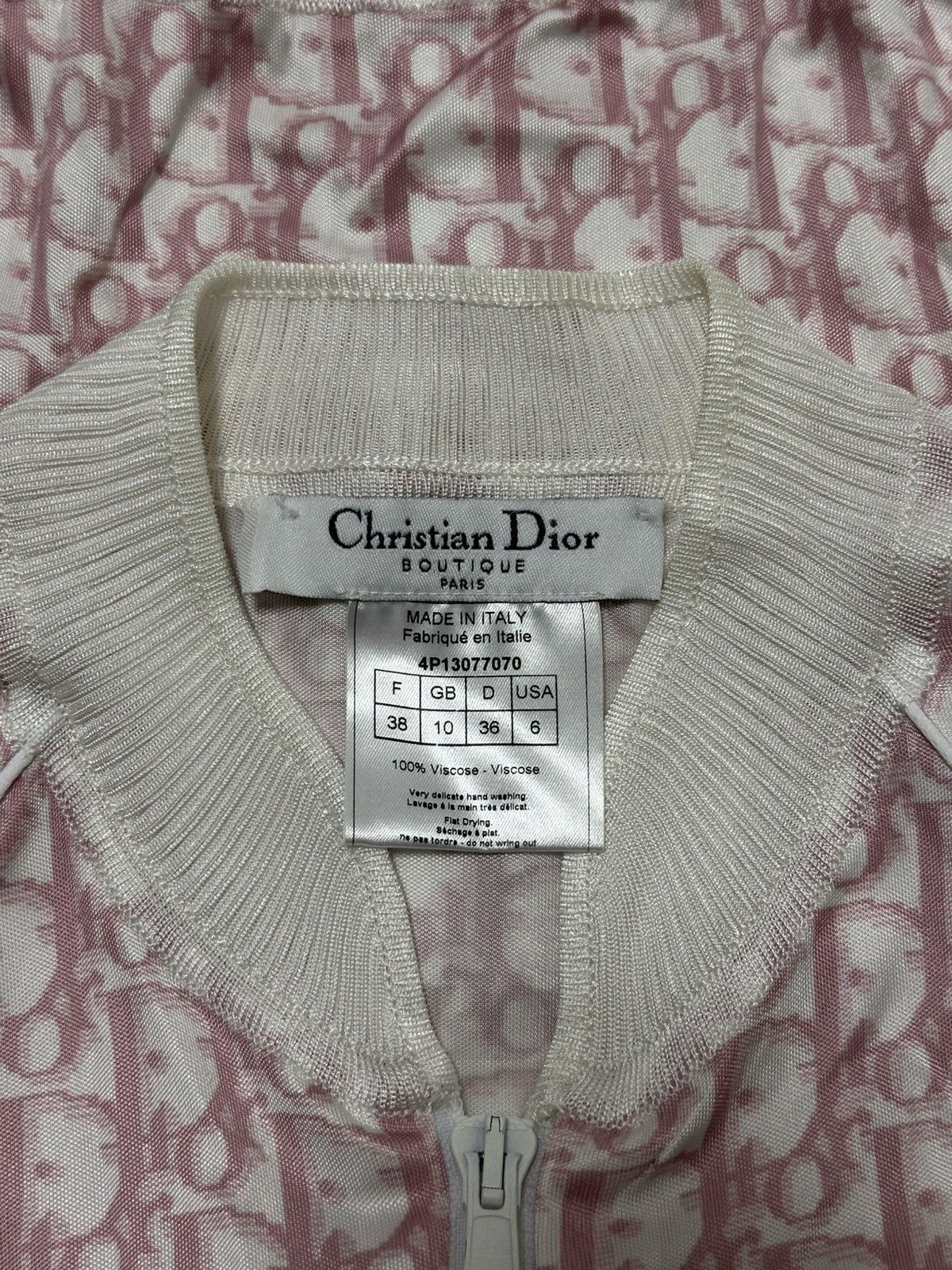 Dior CHRISTIAN DIOR S/S 2004 Trotter Flower Zip Up Jacket Size S / US 4 / IT 40 - 7 Thumbnail