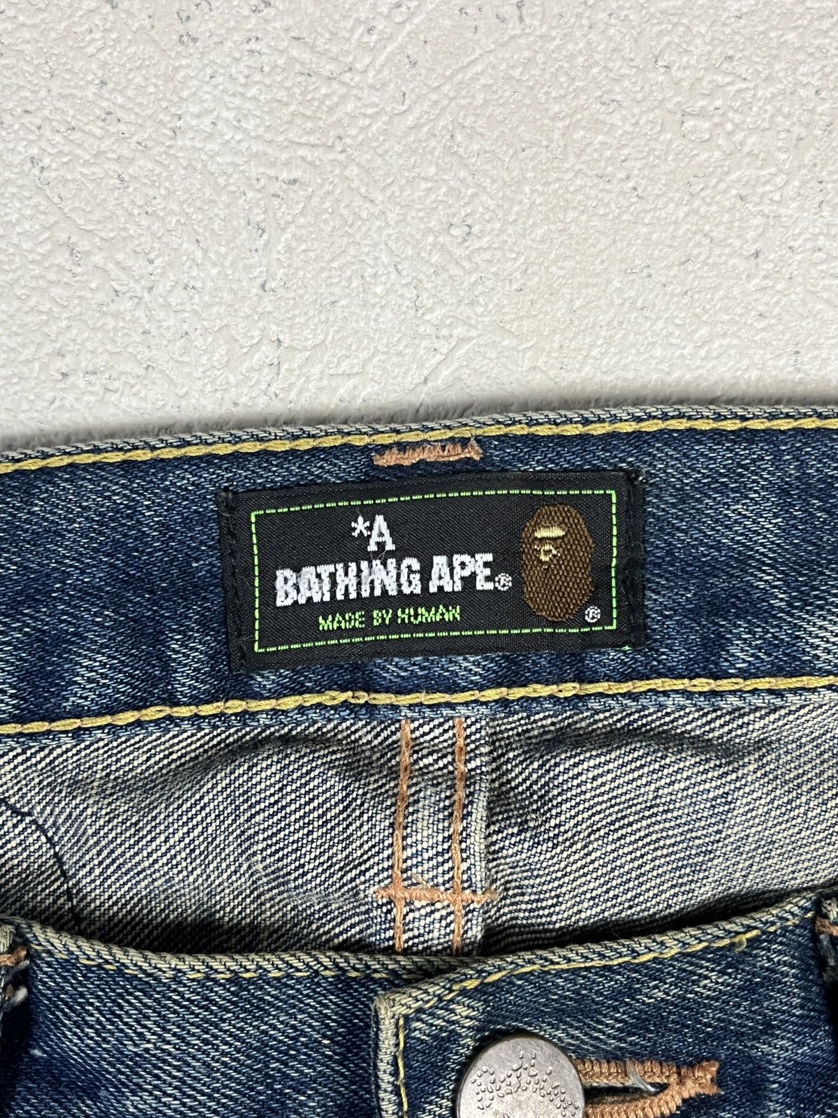 Bape Bape Embroidered Skinny Jeans Size US 30 / EU 46 - 5 Thumbnail
