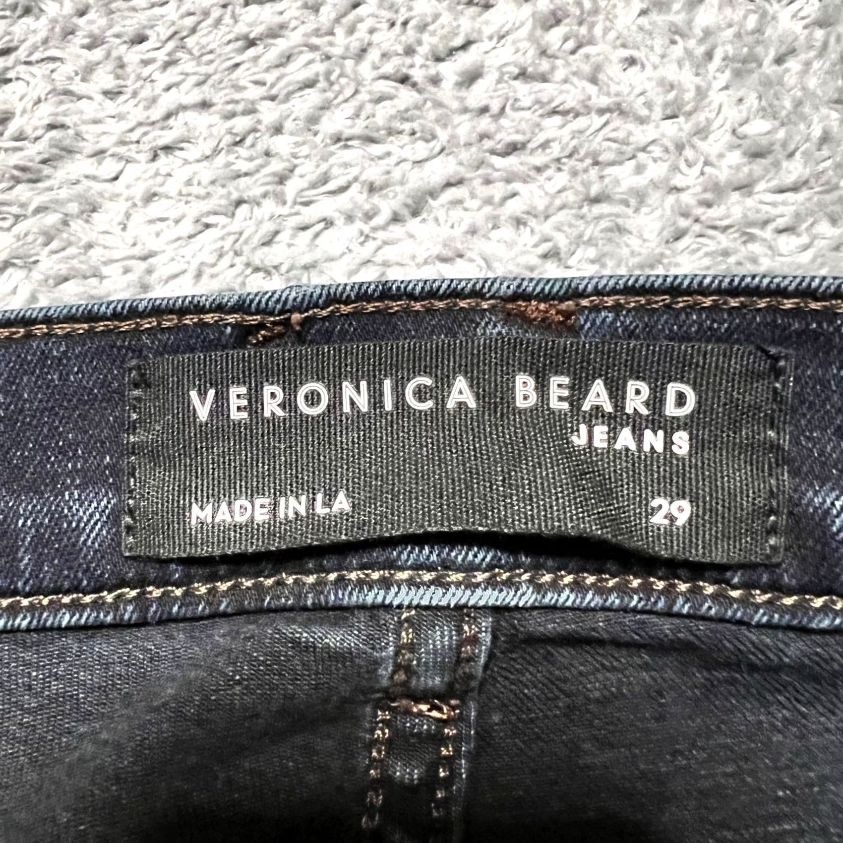Veronica Beard Veronica Beard Jeans Womens 29 Sheridan High Rise Exaggerated Flare USA Jeans Women 29 Flared Blue Slim Regular 30x35 Size 29" - 5 Thumbnail