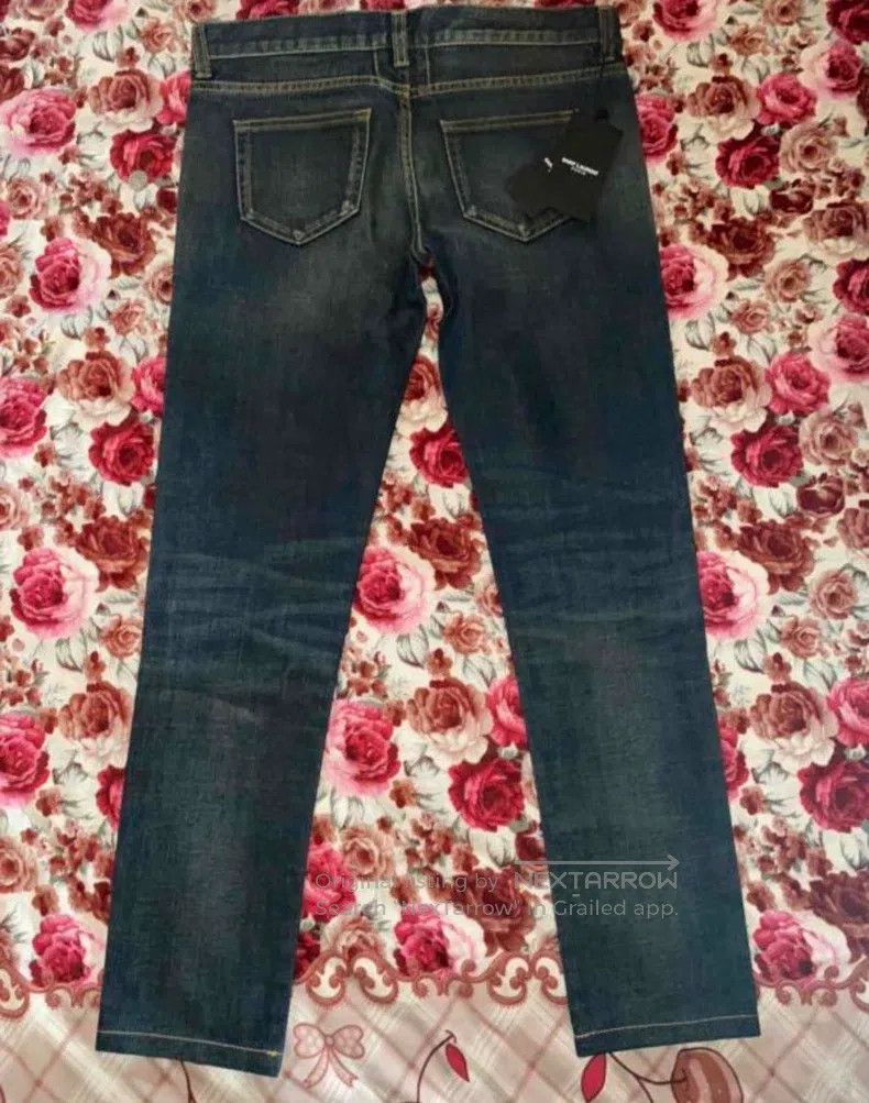 Saint Laurent Paris Saint Laurent Paris Straight denim pants size 29 i Size US 29 - 3 Thumbnail