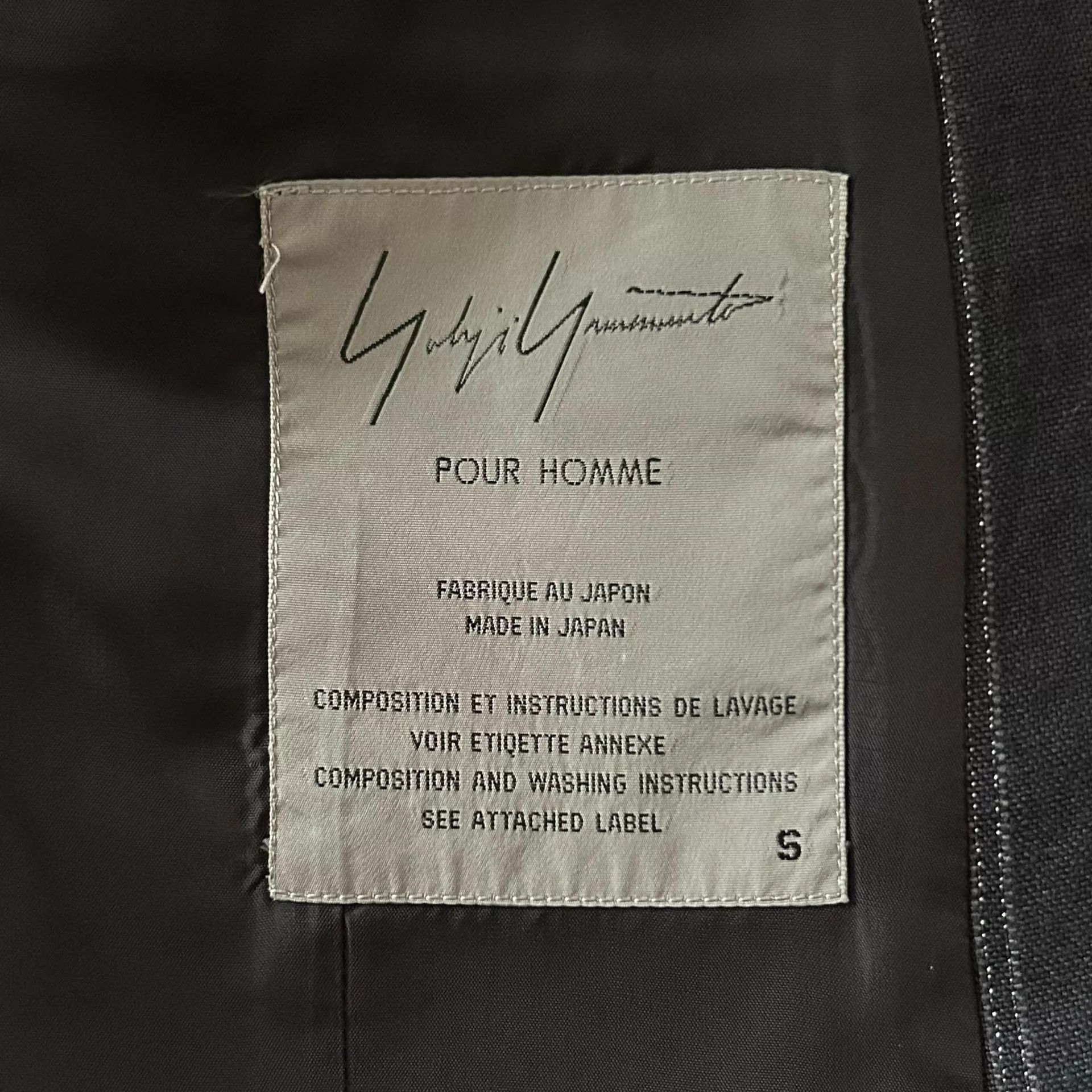Yohji Yamamoto Yohji Yamamoto 94SS Striped-Patchwork Linen Blazer Size US S / EU 44-46 / 1 - 6 Thumbnail