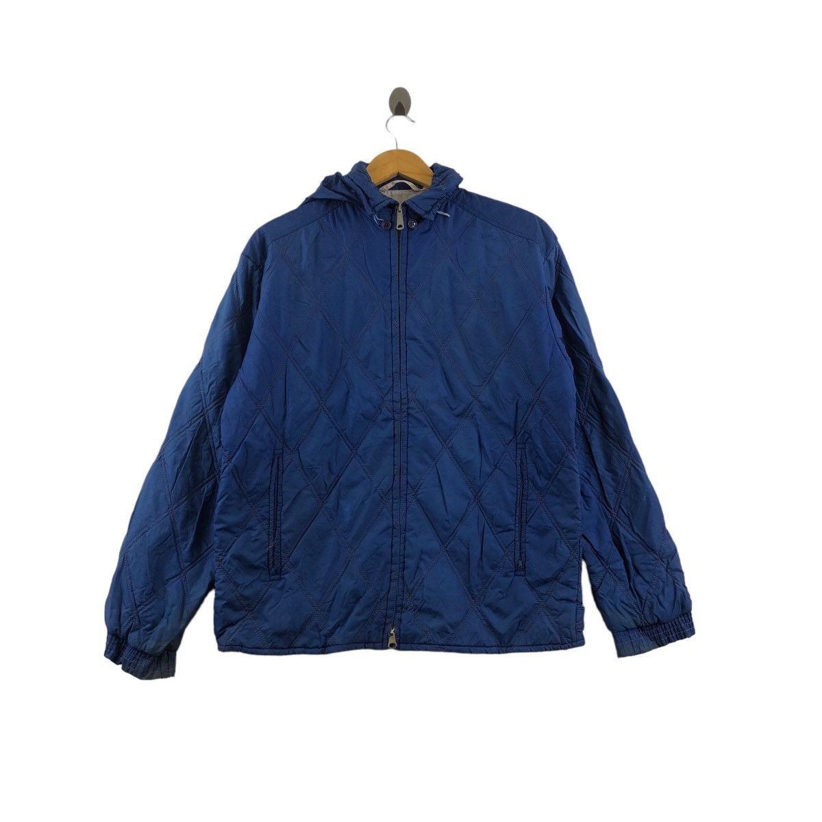 image of Outdoor Life x Ski Vintage 90's Kenkodo Quilted Jacket Ski Wear in Blue, Men's (Size Large)