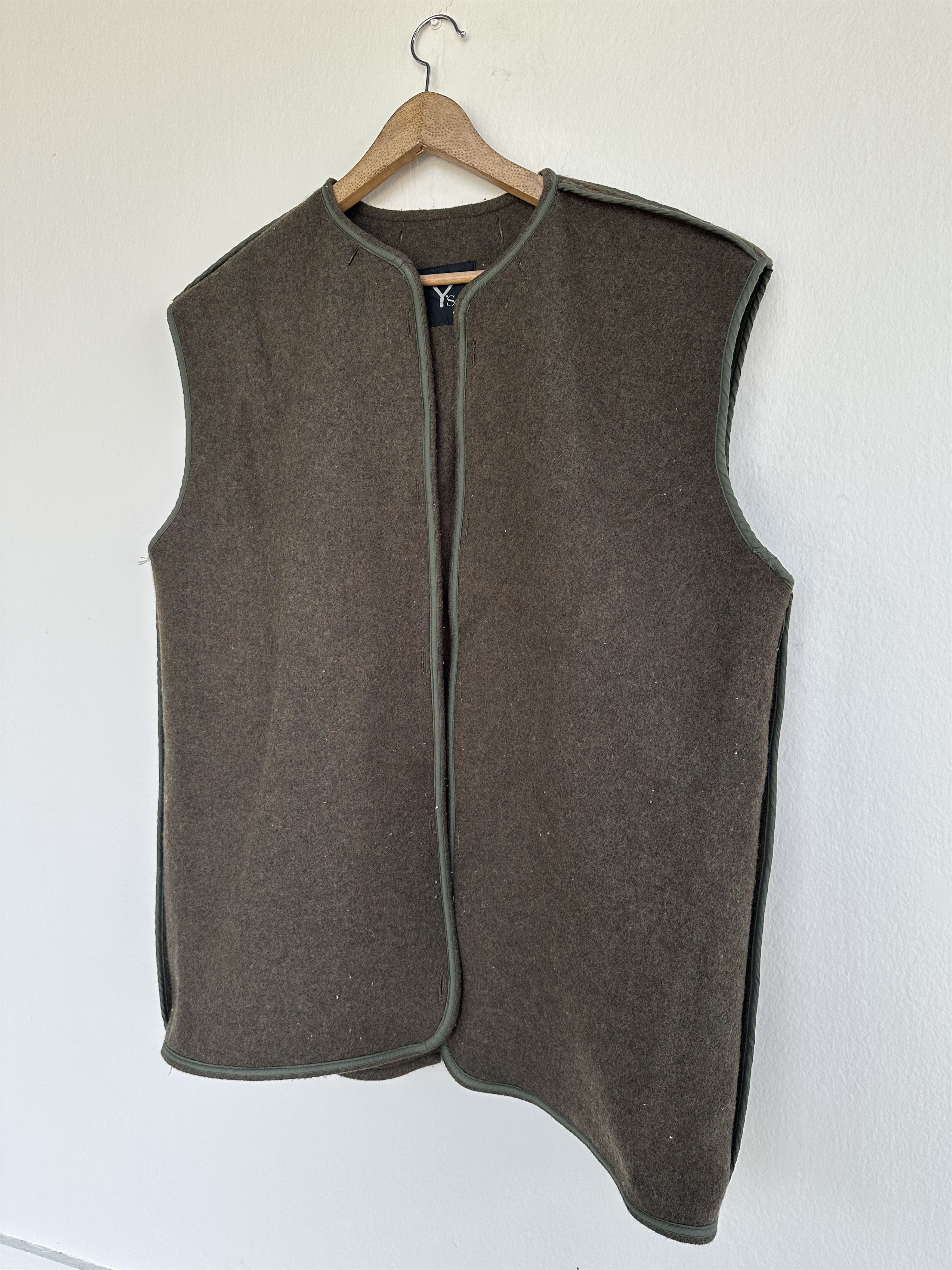 Yohji Yamamoto Vintage 80s Y’s Wool Vest Size US L / EU 52-54 / 3 - 3 Thumbnail