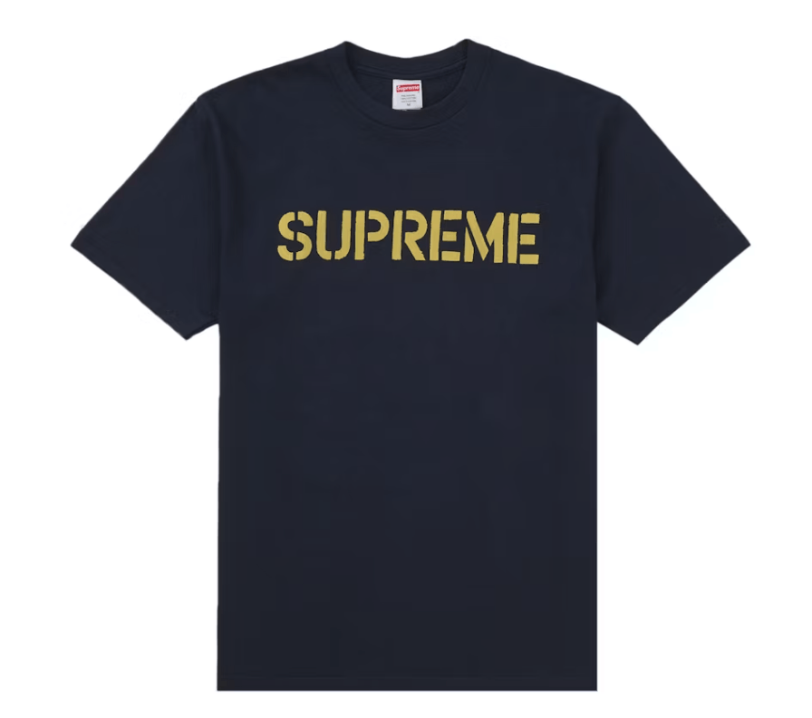 Supreme Supreme Hard Tee Navy Size L Size US L / EU 52-54 / 3 - 2 Thumbnail