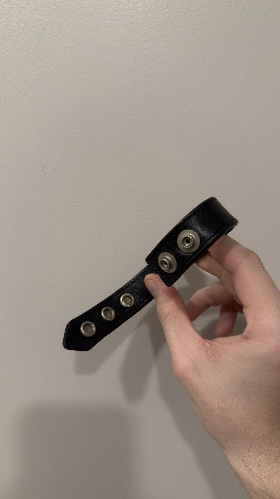 Chrome Hearts Chrome Hearts 3 Button Leather Snap Bracelet Size ONE SIZE - 3 Thumbnail