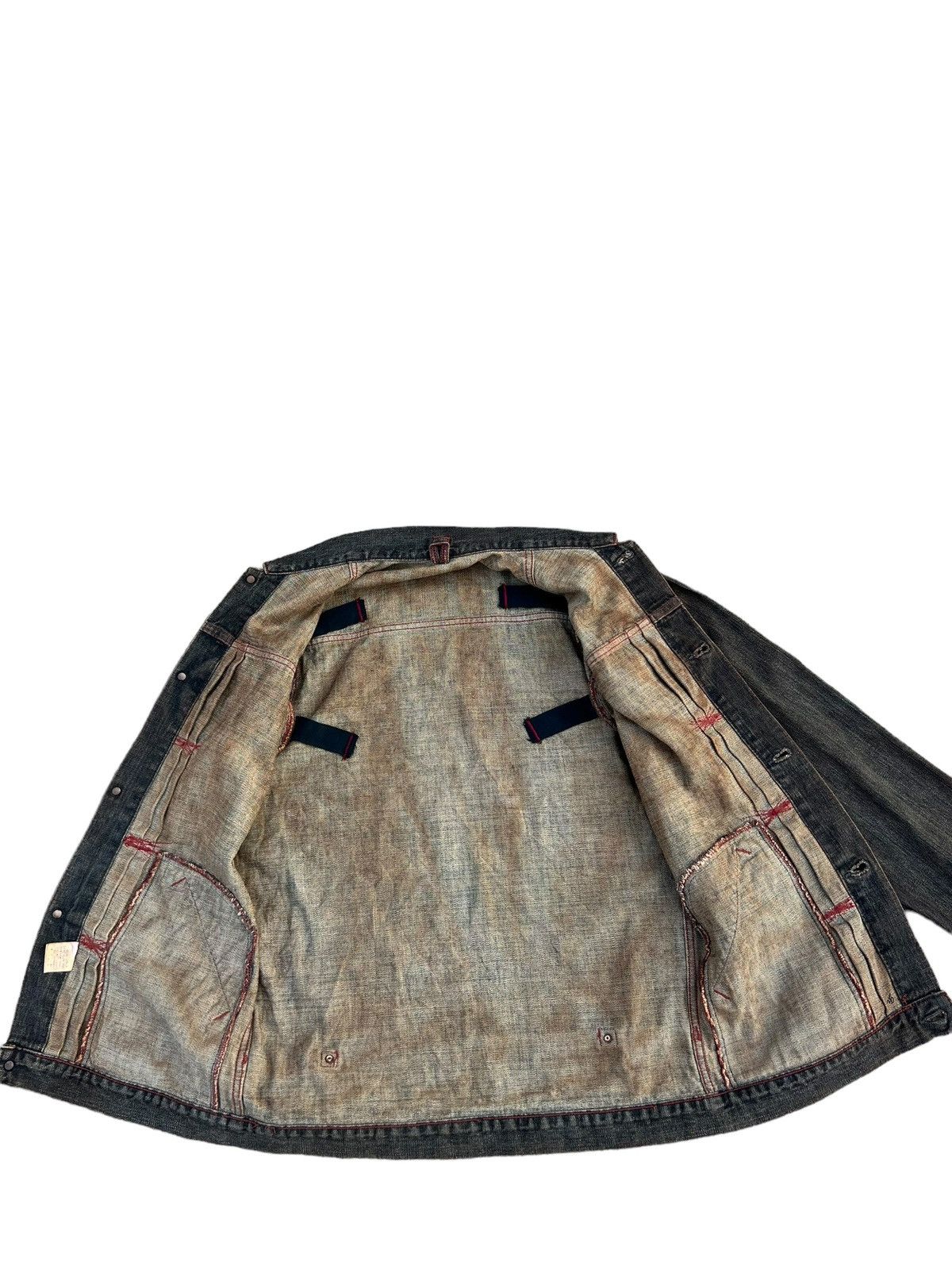 Johnbull Vintage 90s John Bull Japan Waxed Denim Jacket Size US M / EU 48-50 / 2 - 10 Thumbnail