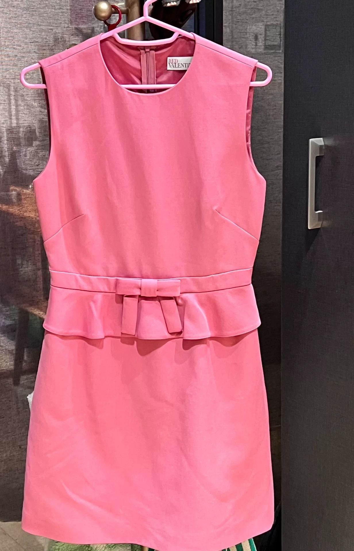 Valentino RED VALENTINO Pink Bow Dress Size US 38 / EU 54 - 1 Thumbnail