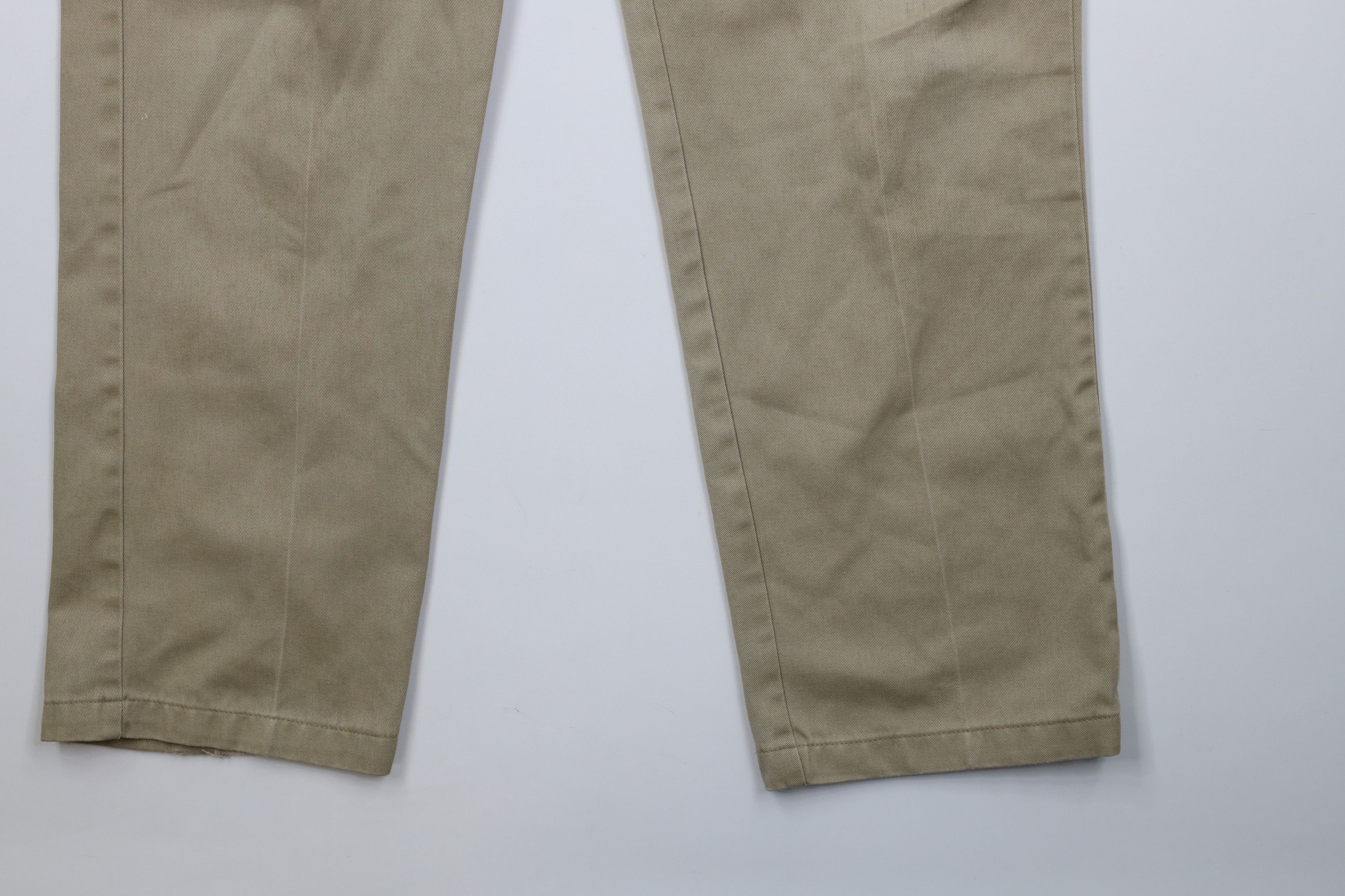 Dickies Vintage Dickies Wide Leg Dungaree Pants Trousers Beige Size US 36 / EU 52 - 5 Thumbnail
